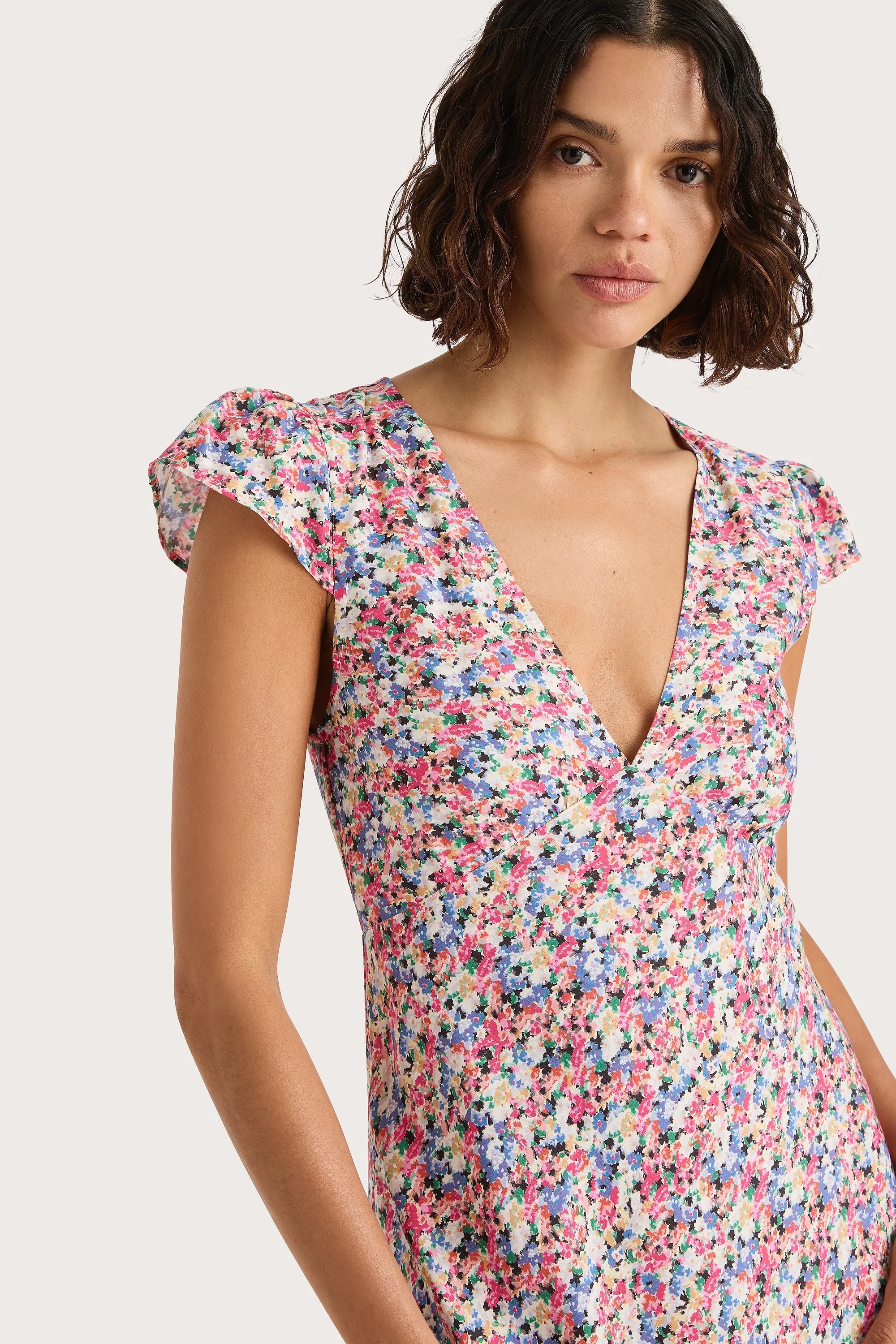 Faithfull - Esson Midi Dress Valerie Floral Multi - Final Sale - Image 4