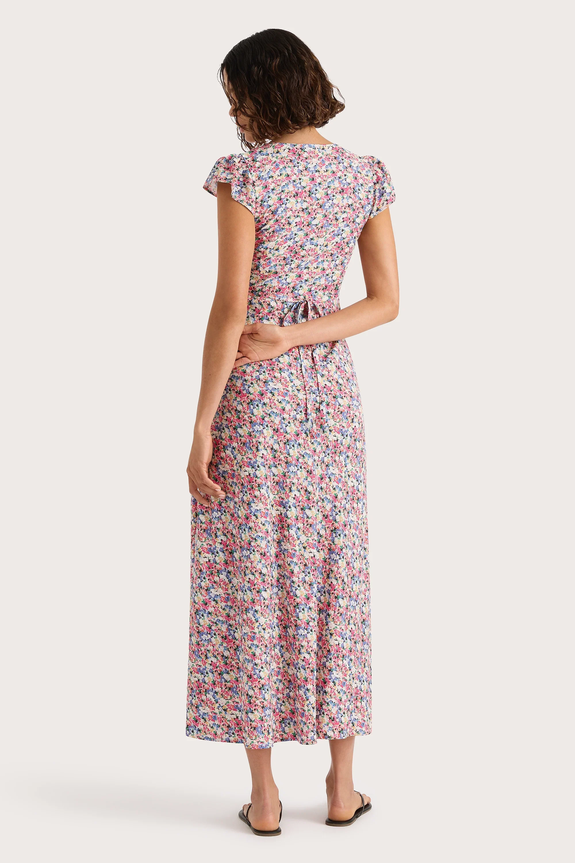 Faithfull - Esson Midi Dress Valerie Floral Multi - Final Sale - Image 5