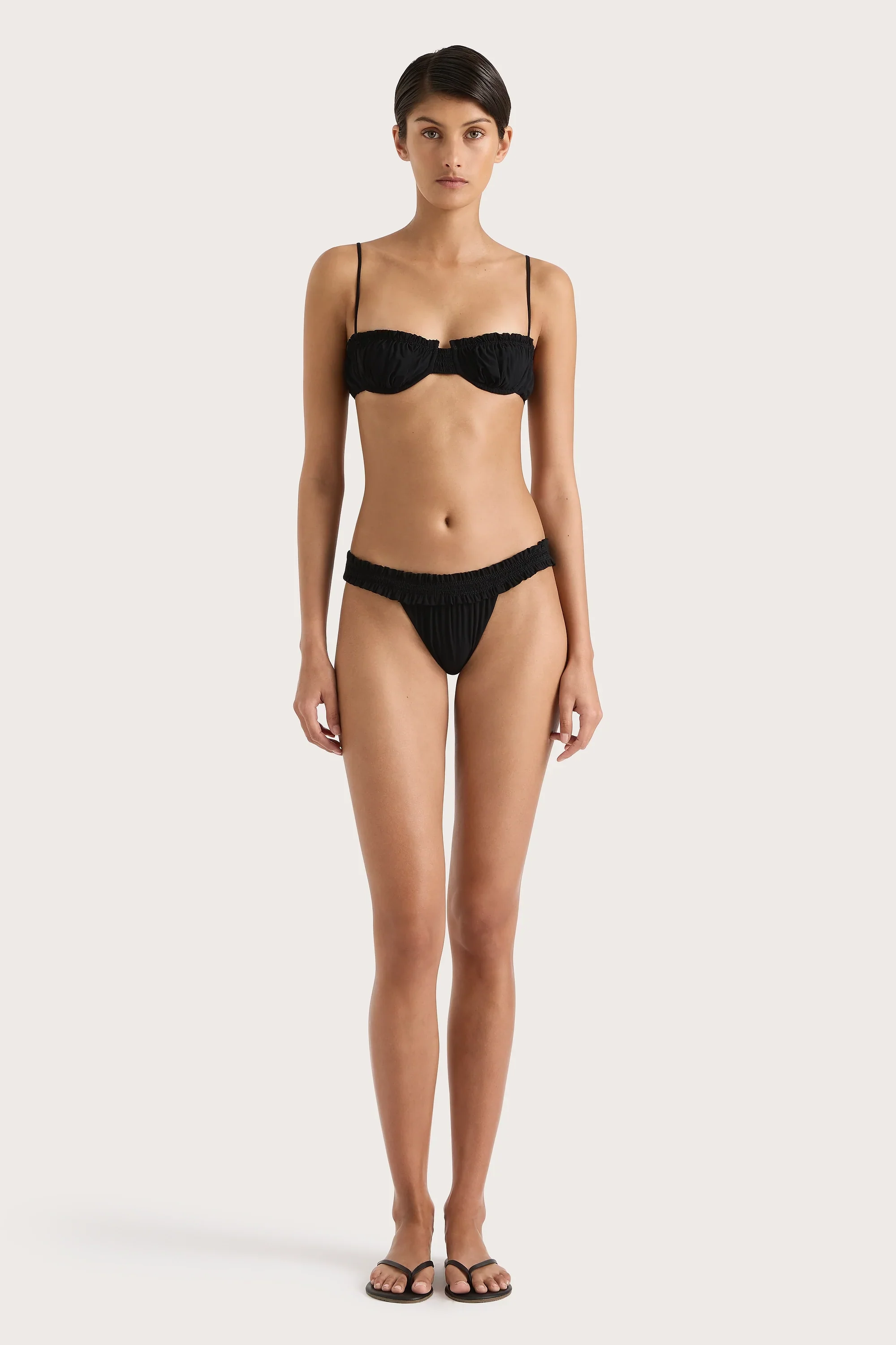 Faithfull - Esterel Bikini Bottom Black - Final Sale