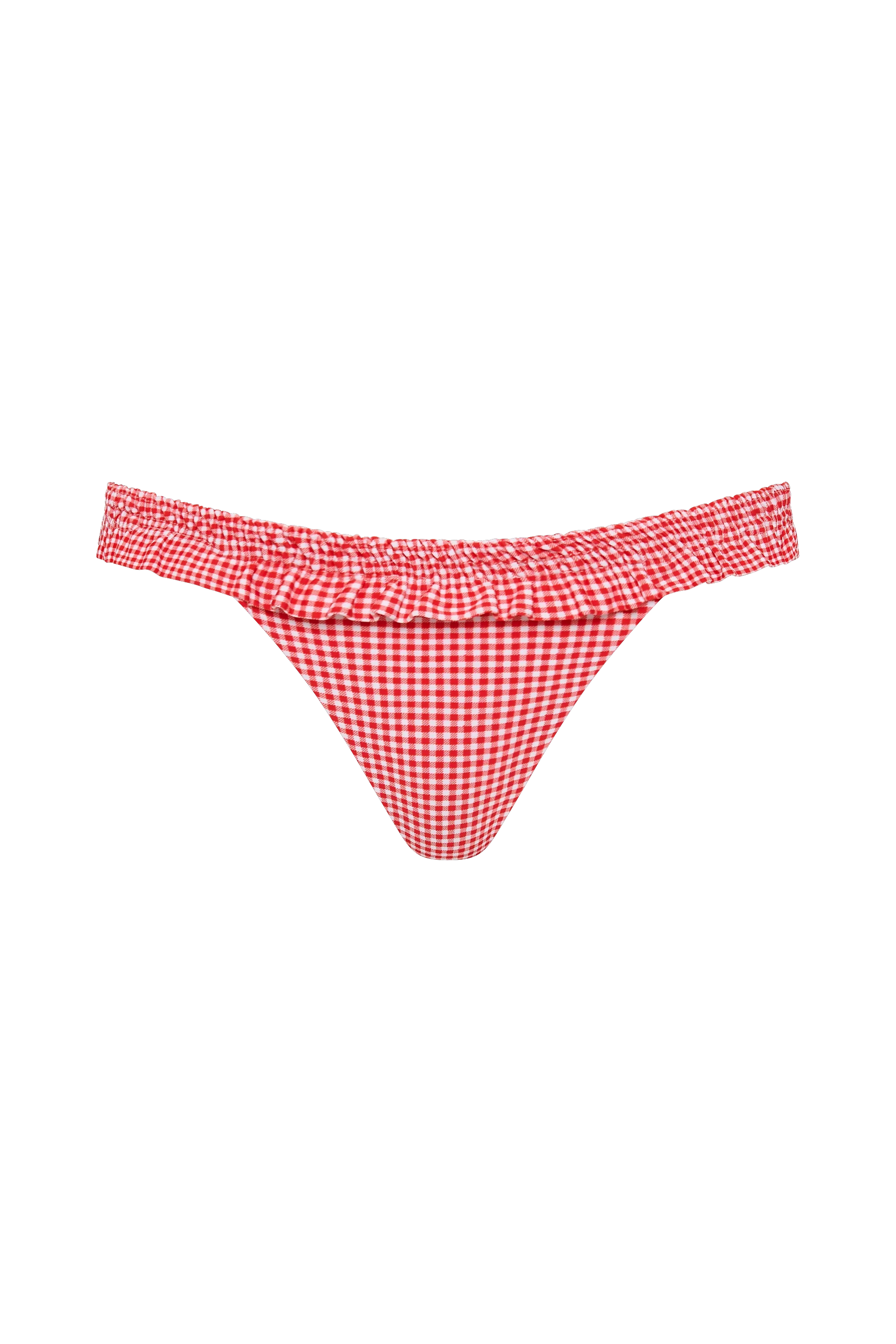 Faithfull - Esterel Bikini Bottom Gingham Red - Final Sale - Image 7