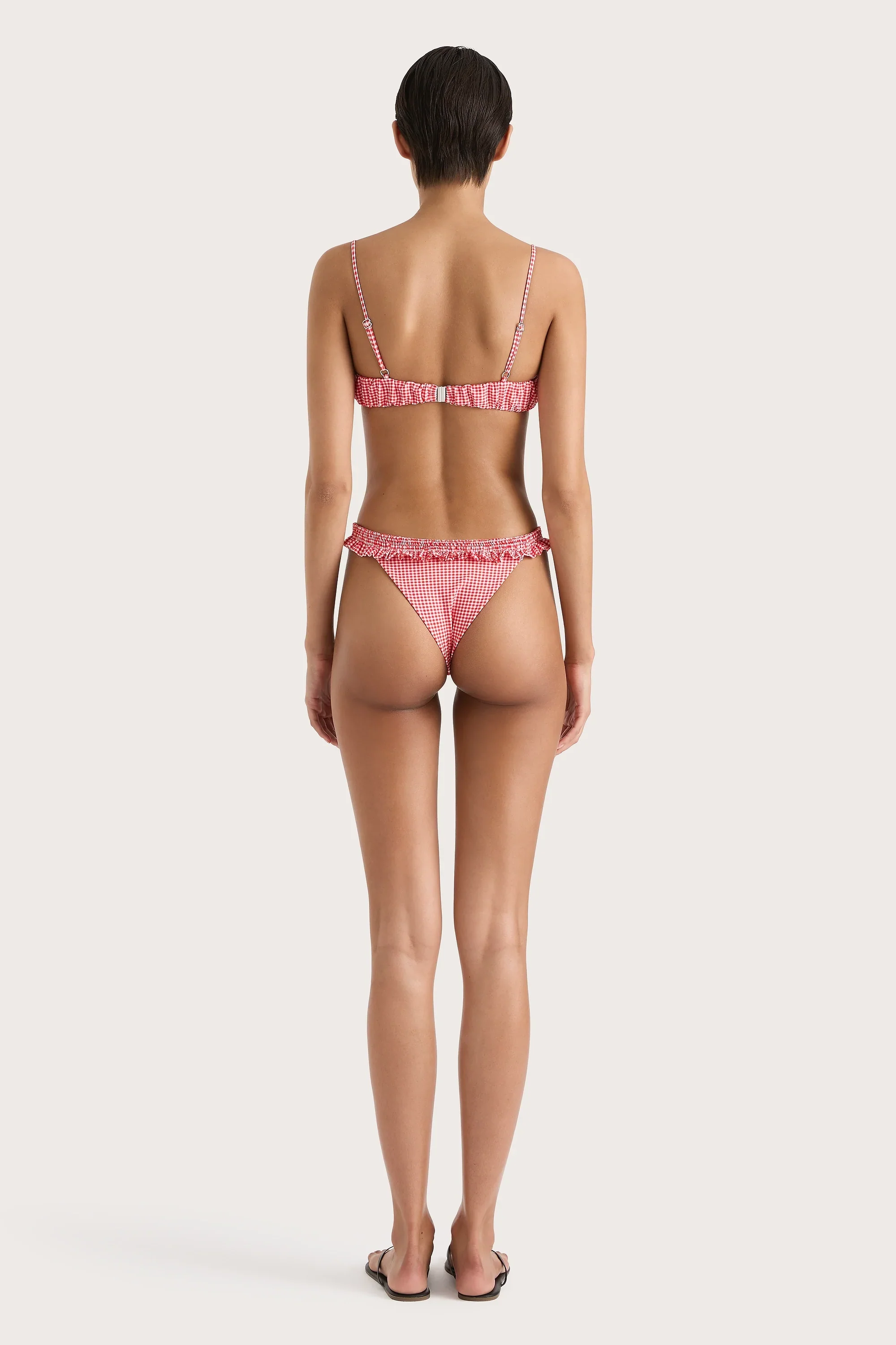 Faithfull - Esterel Bikini Top Gingham Red - Final Sale - Image 5