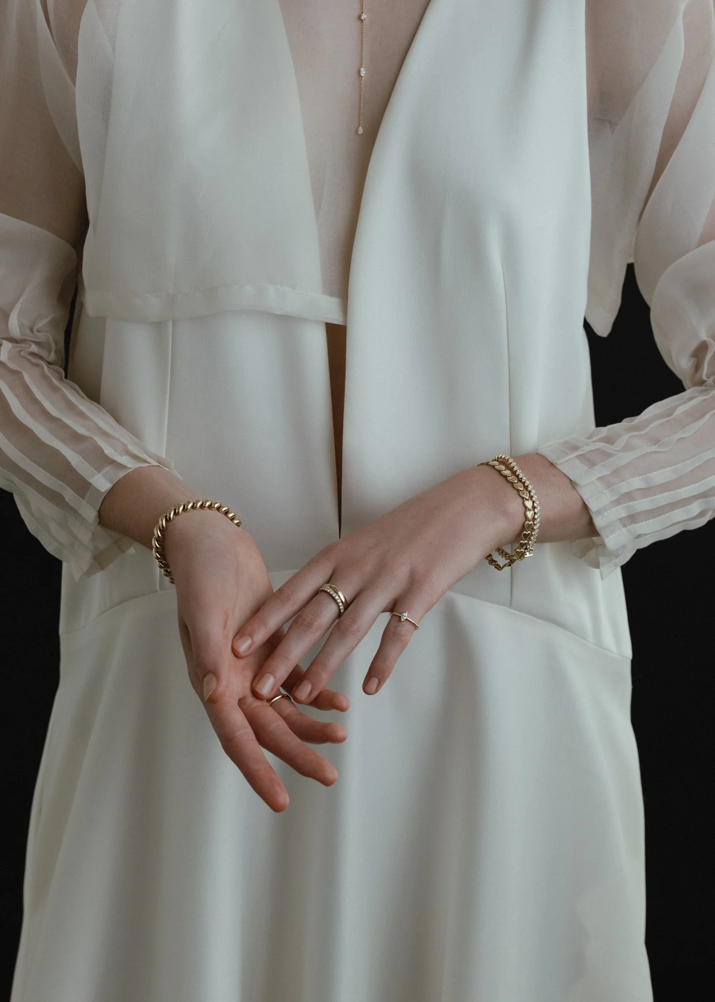Kinn - Eternity Heart Chain Bracelet - Image 3