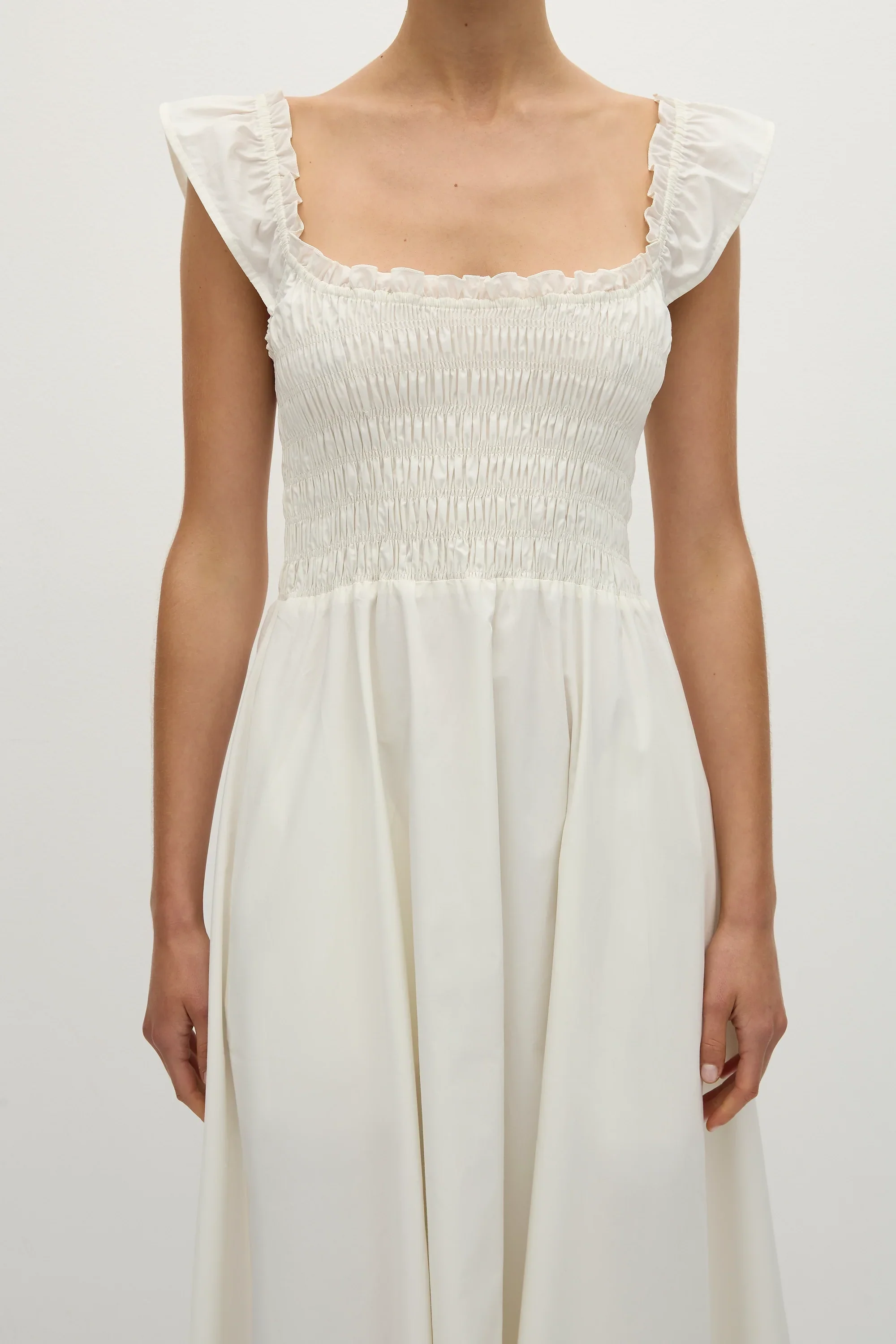 Faithfull - Eudora Midi Dress White - Final Sale - Image 2