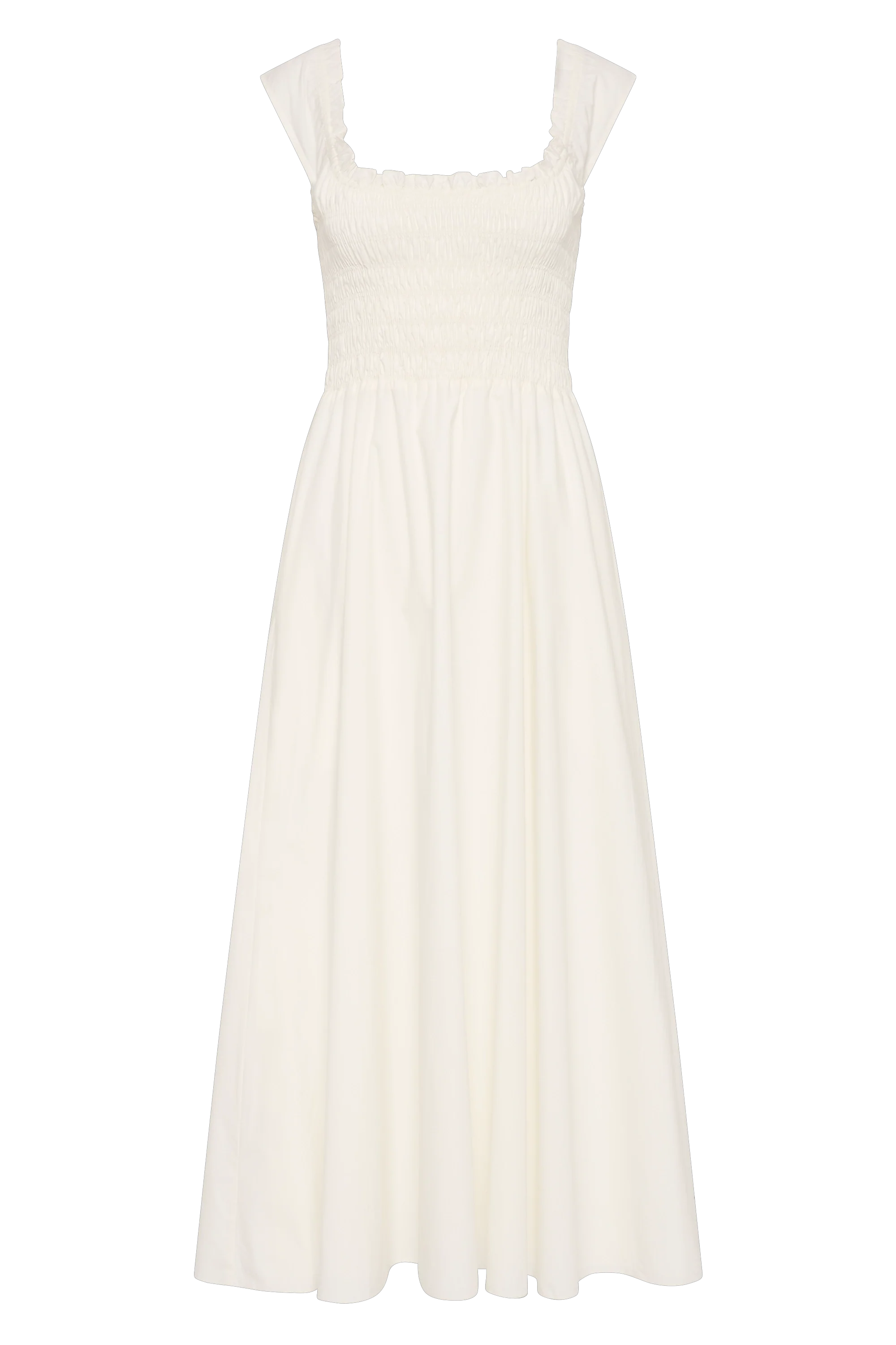 Faithfull - Eudora Midi Dress White - Final Sale - Image 6