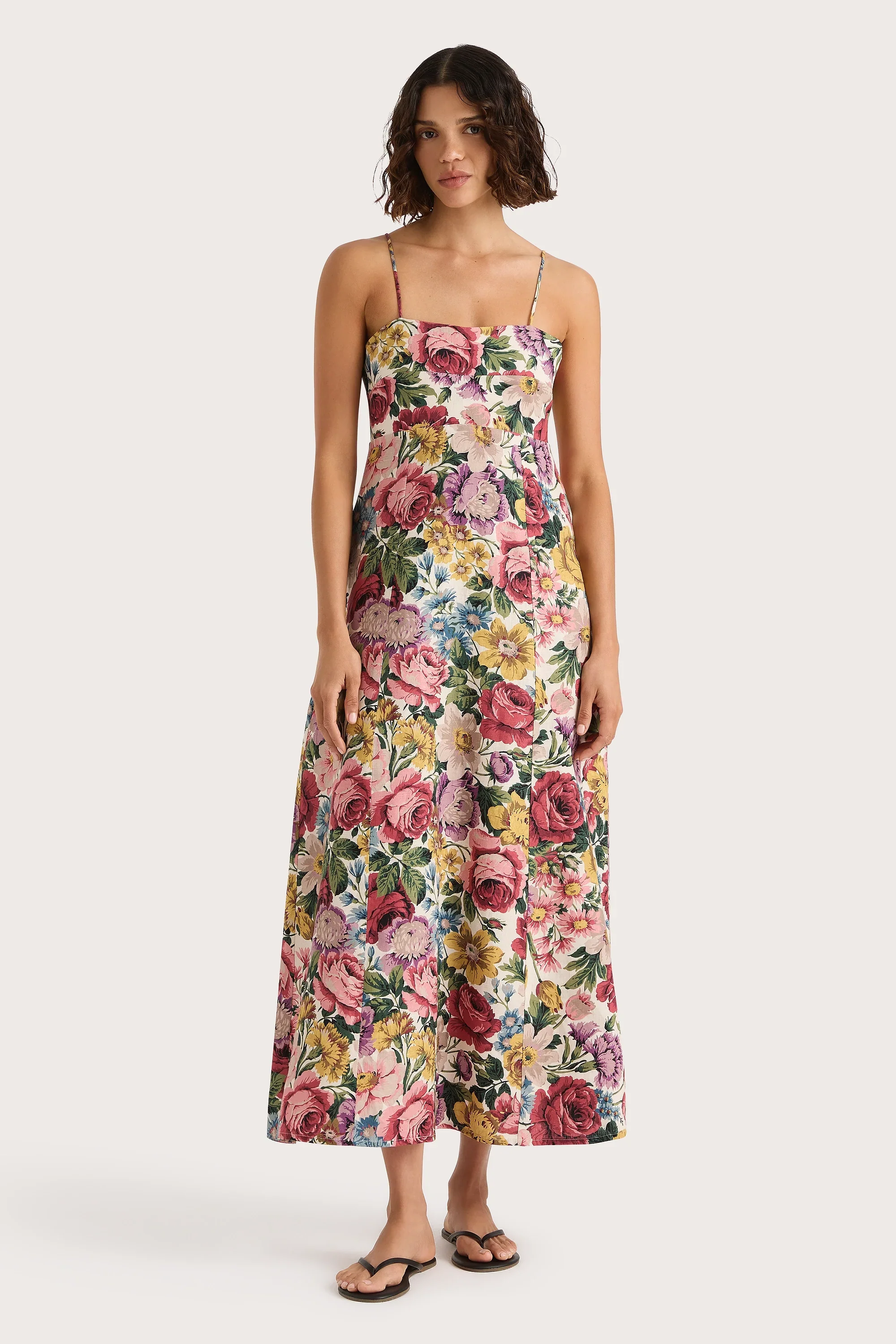 Faithfull - Eugenie Midi Dress Colette Floral Multi - Final Sale