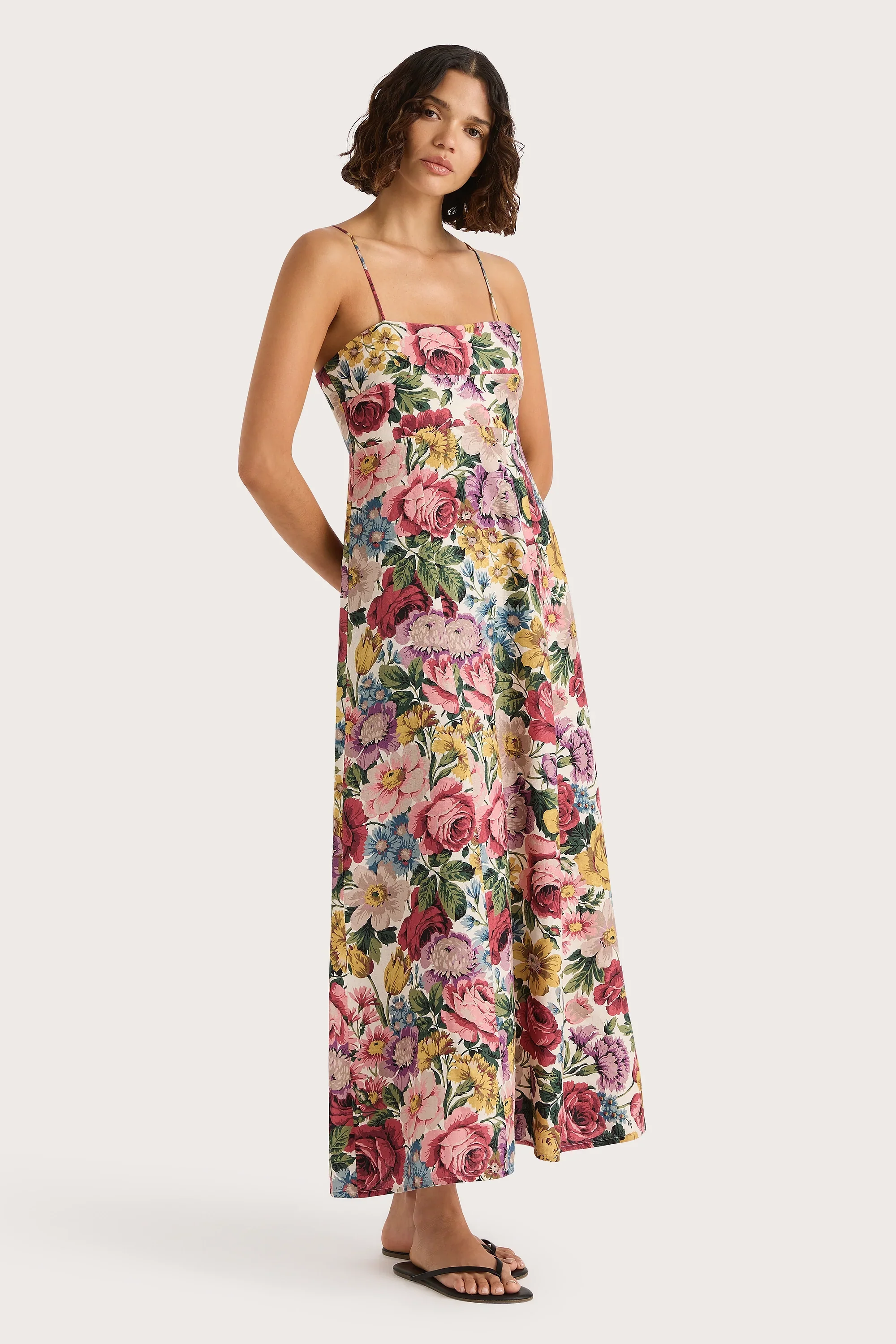 Faithfull - Eugenie Midi Dress Colette Floral Multi - Final Sale - Image 3