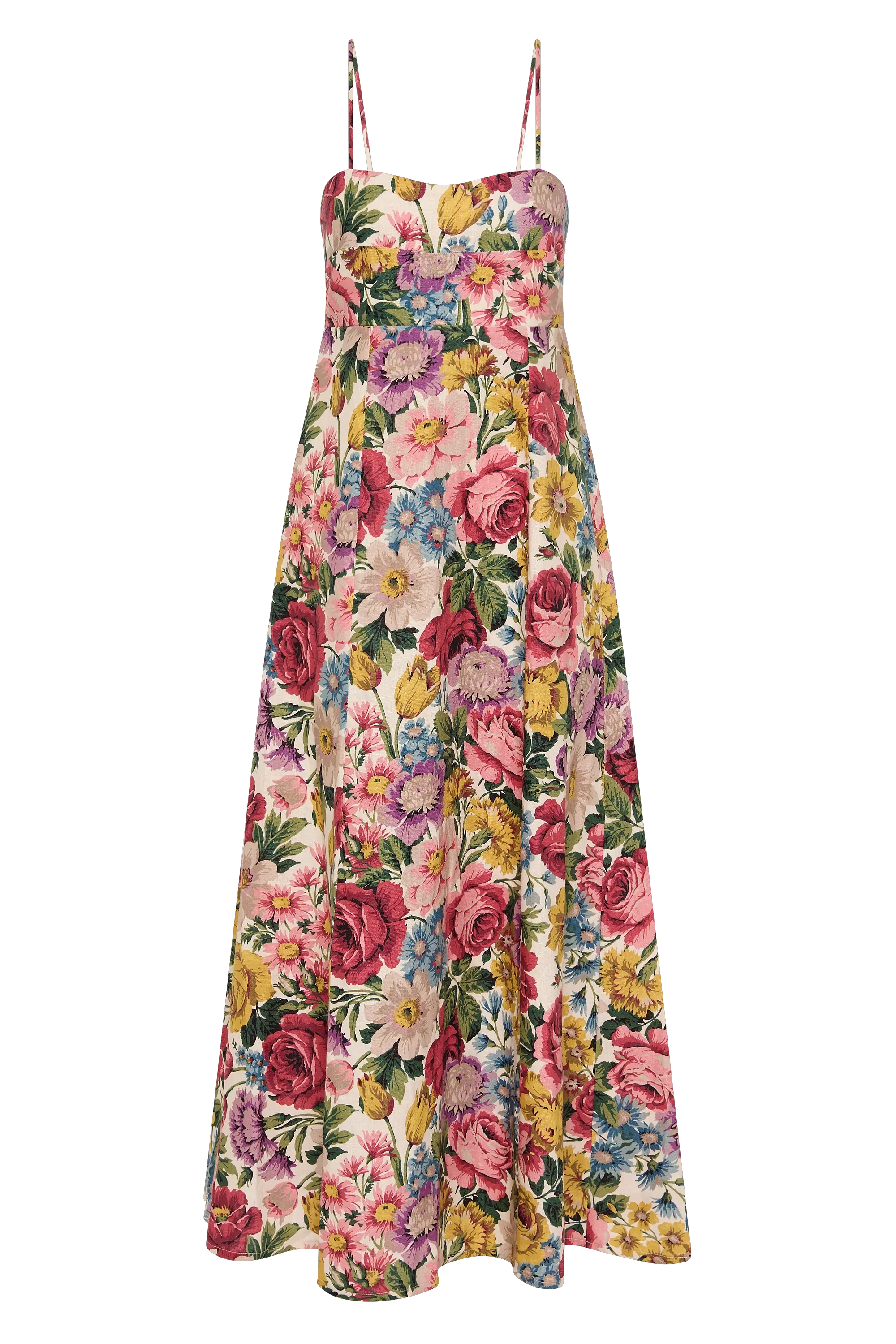 Faithfull - Eugenie Midi Dress Colette Floral Multi - Final Sale - Image 7