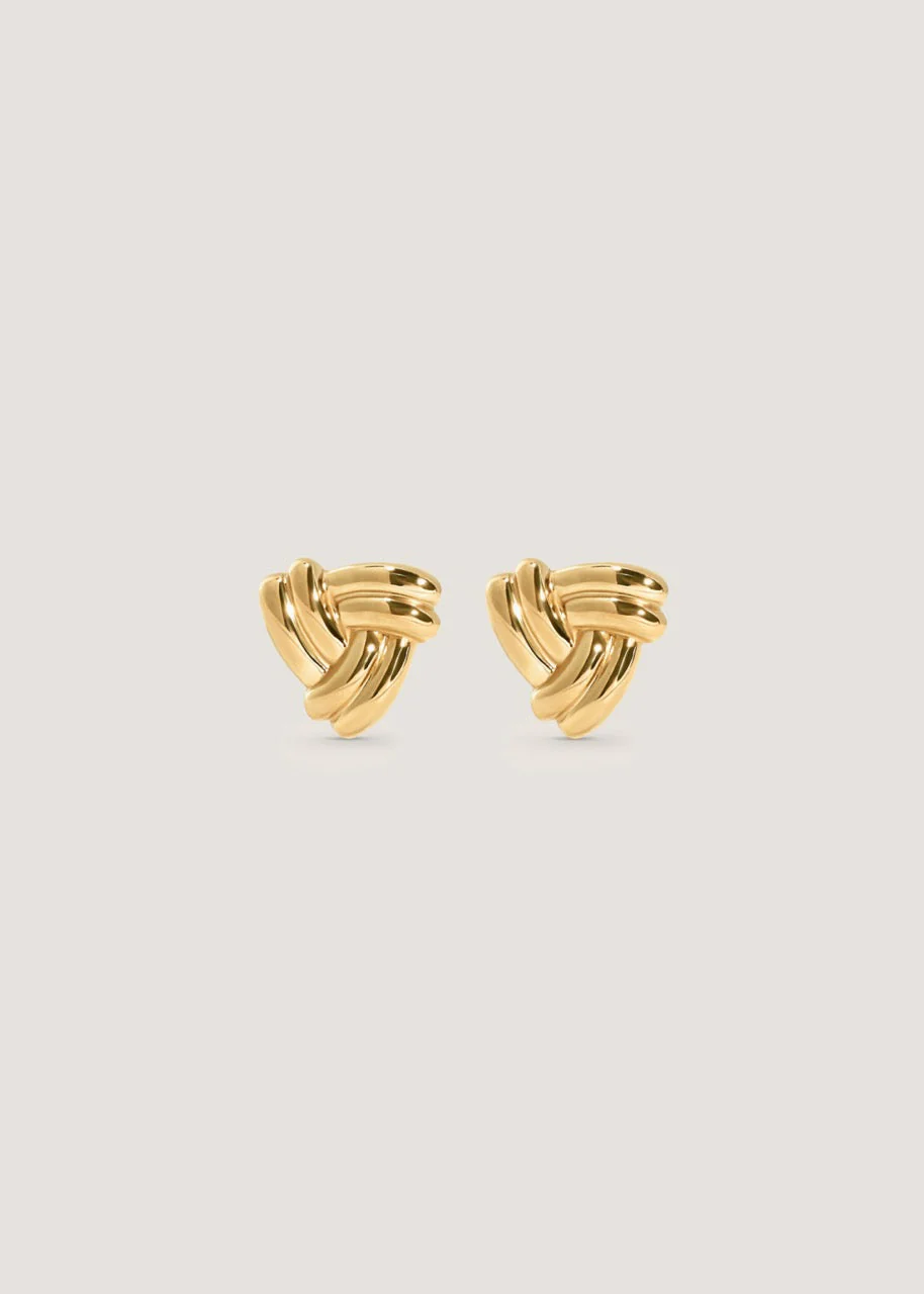 Kinn - Eula Knot Stud Earrings - Image 5