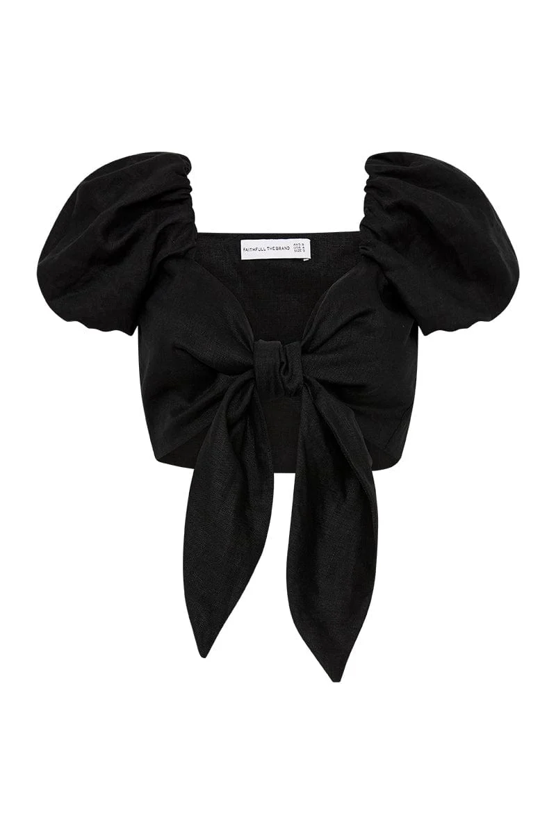 Faithfull - Eva Top Black (Exclusive) - Final Sale - Image 8