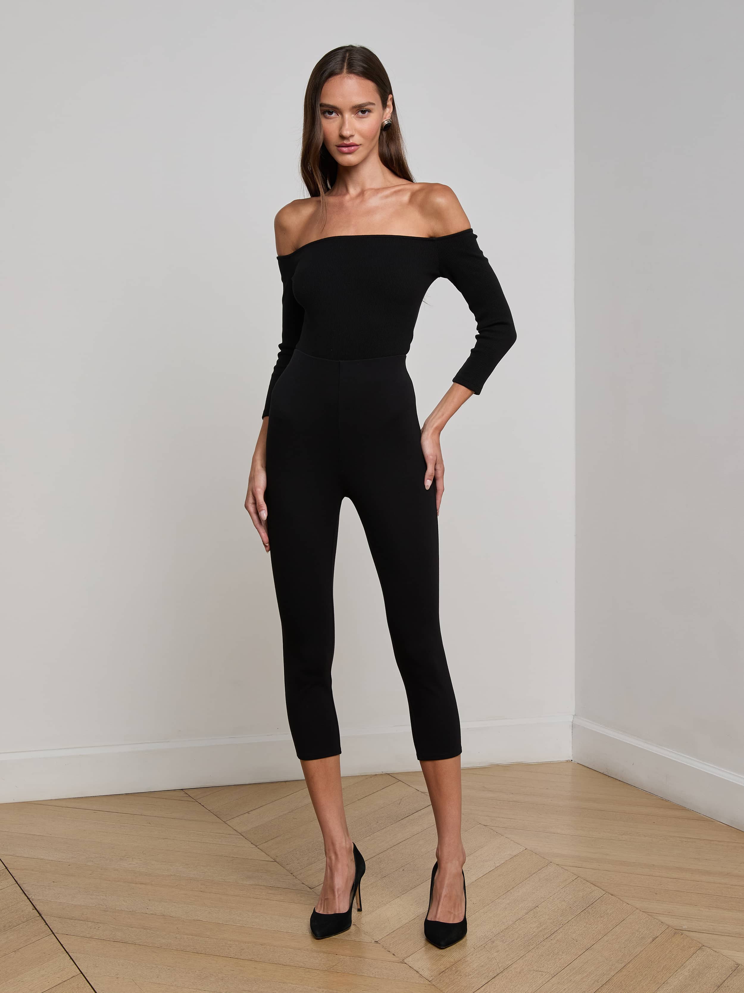 L'AGENCE - Evelyn Off - The - Shoulder Bodysuit - Image 3