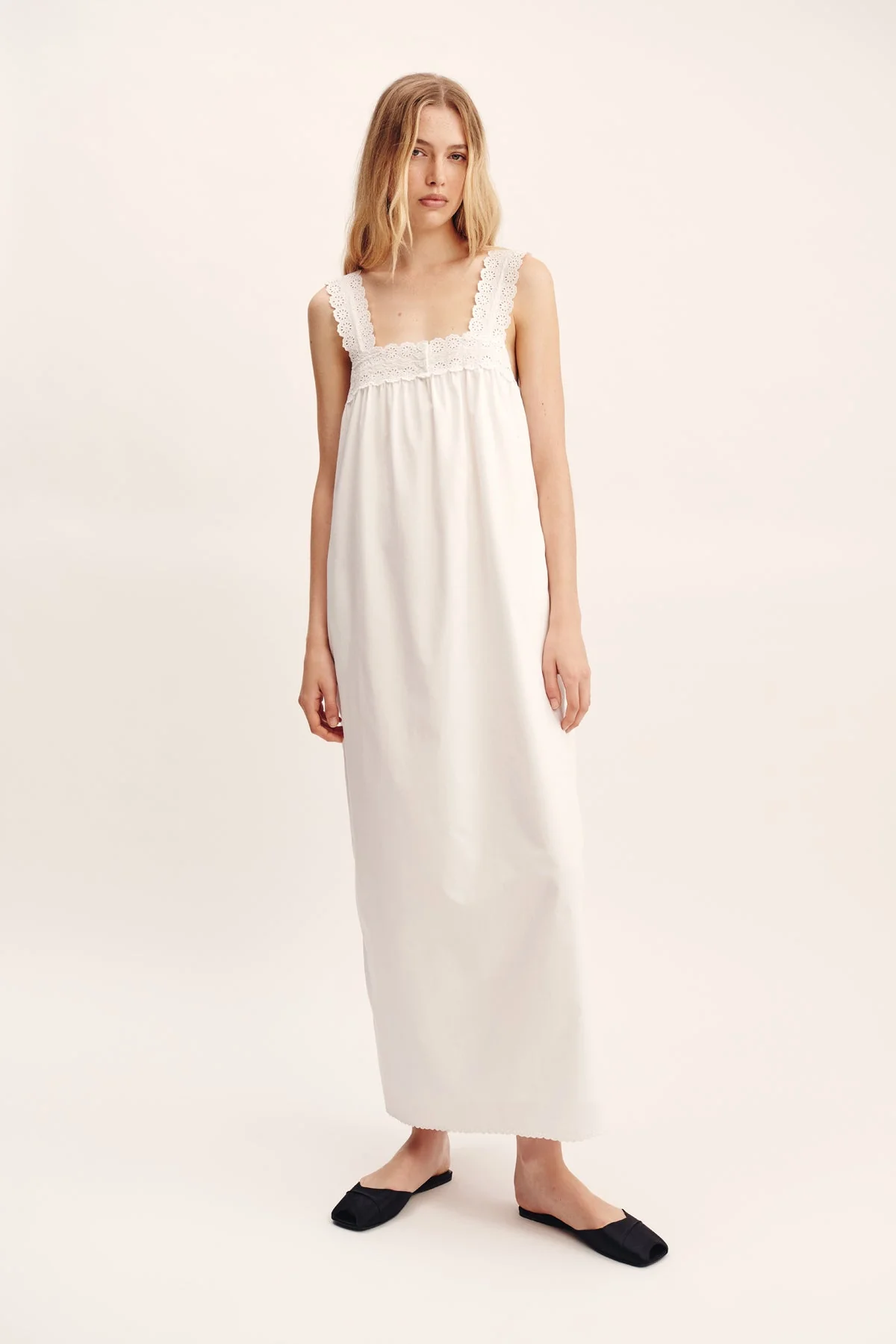 Posse - EZRA DRESS - VINTAGE WHITE