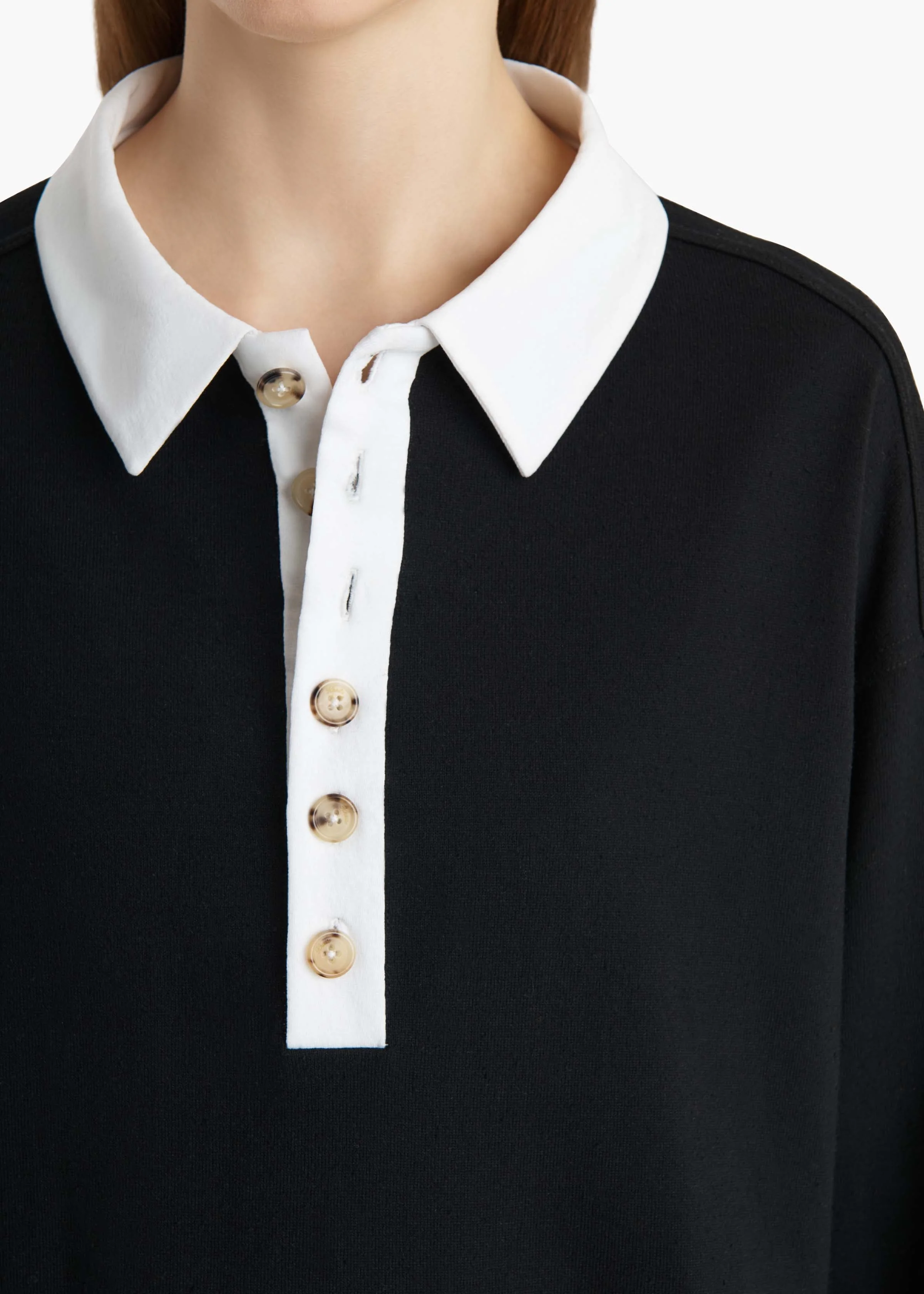 Khaite - Faithful Top in Black and White - Image 12