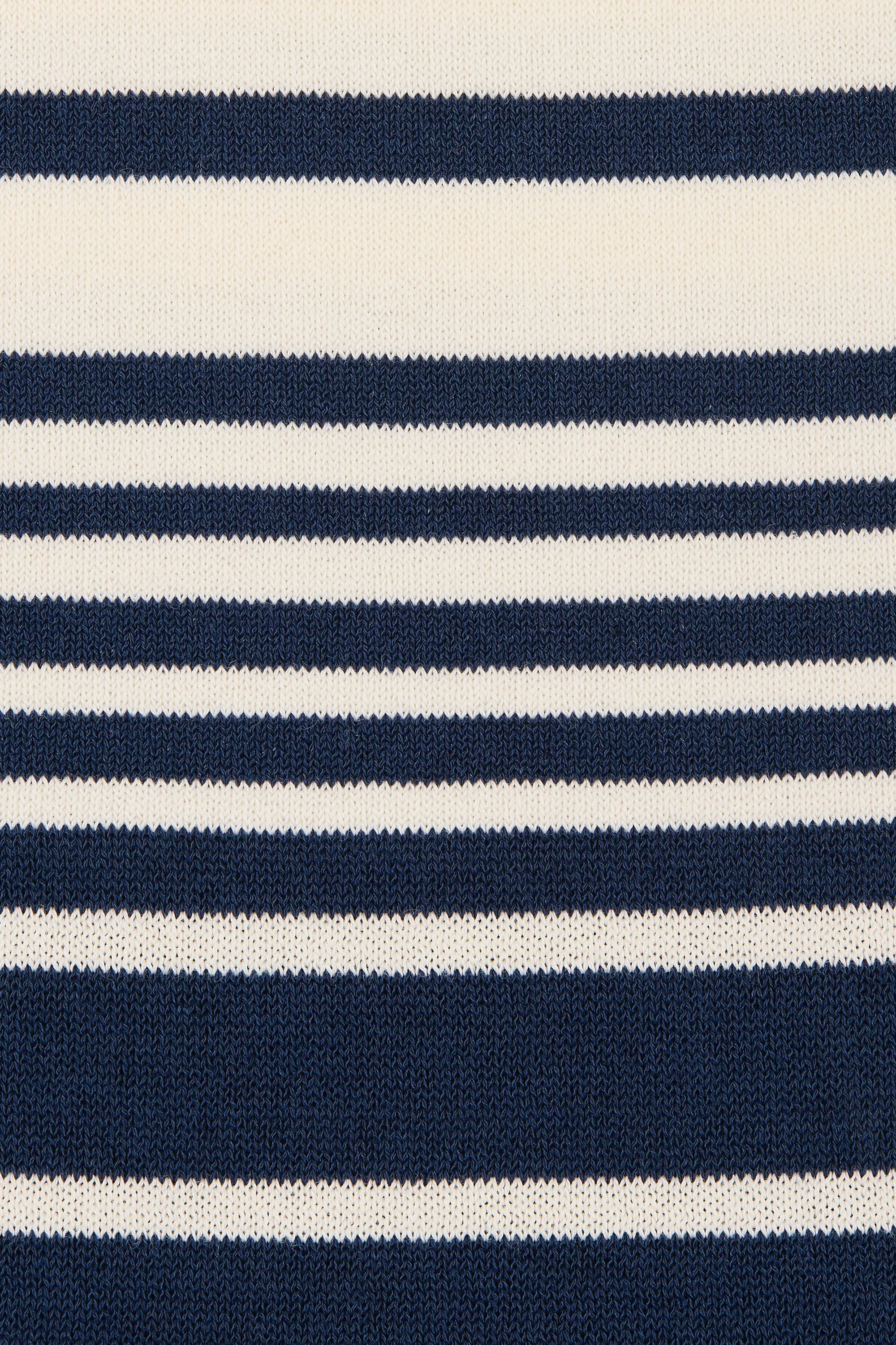 Faithfull - Arlette Strapless Top Navy Cream Stripe - Image 6