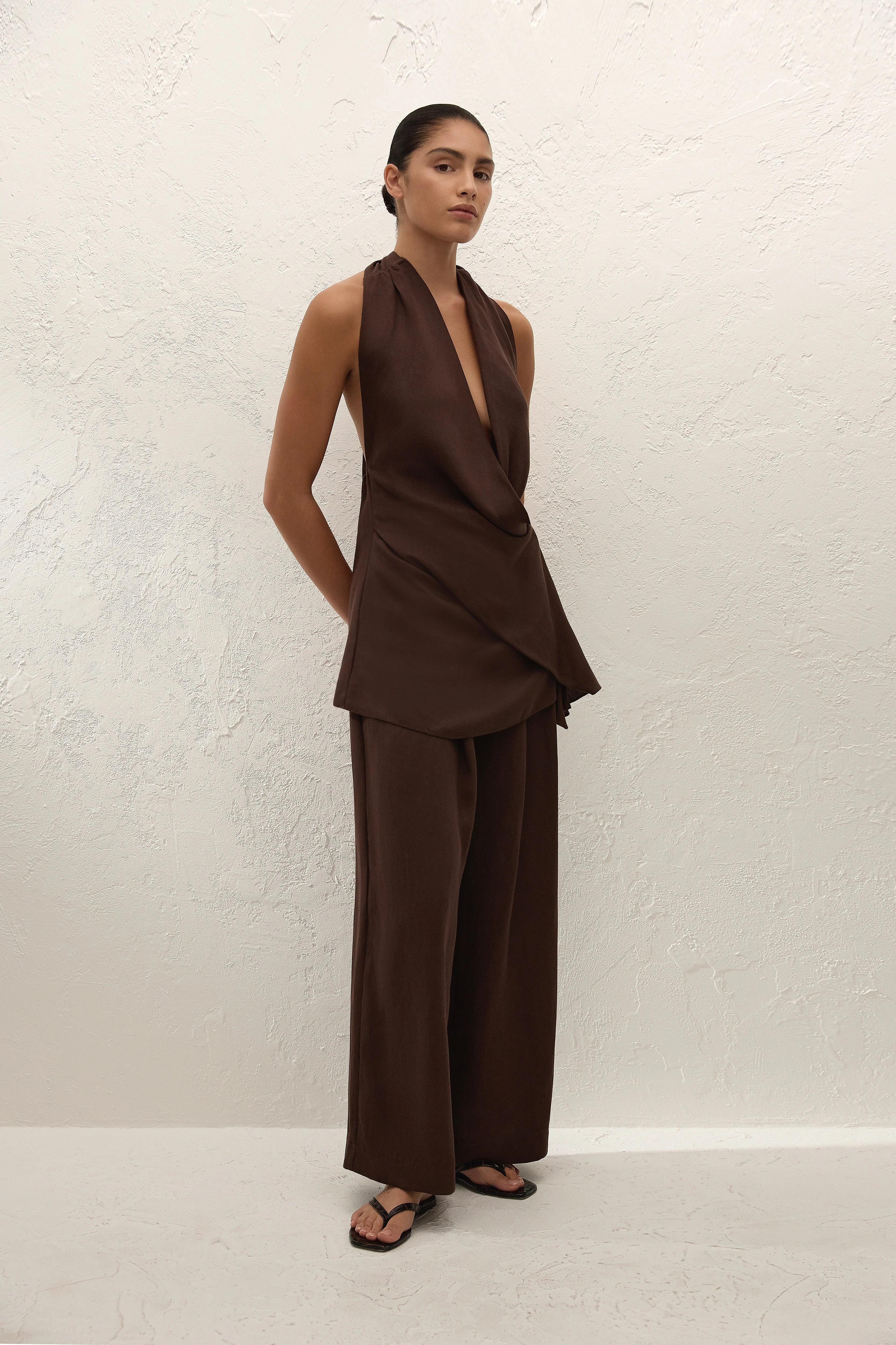 Faithfull - Astrid Pant Chocolate - Image 3