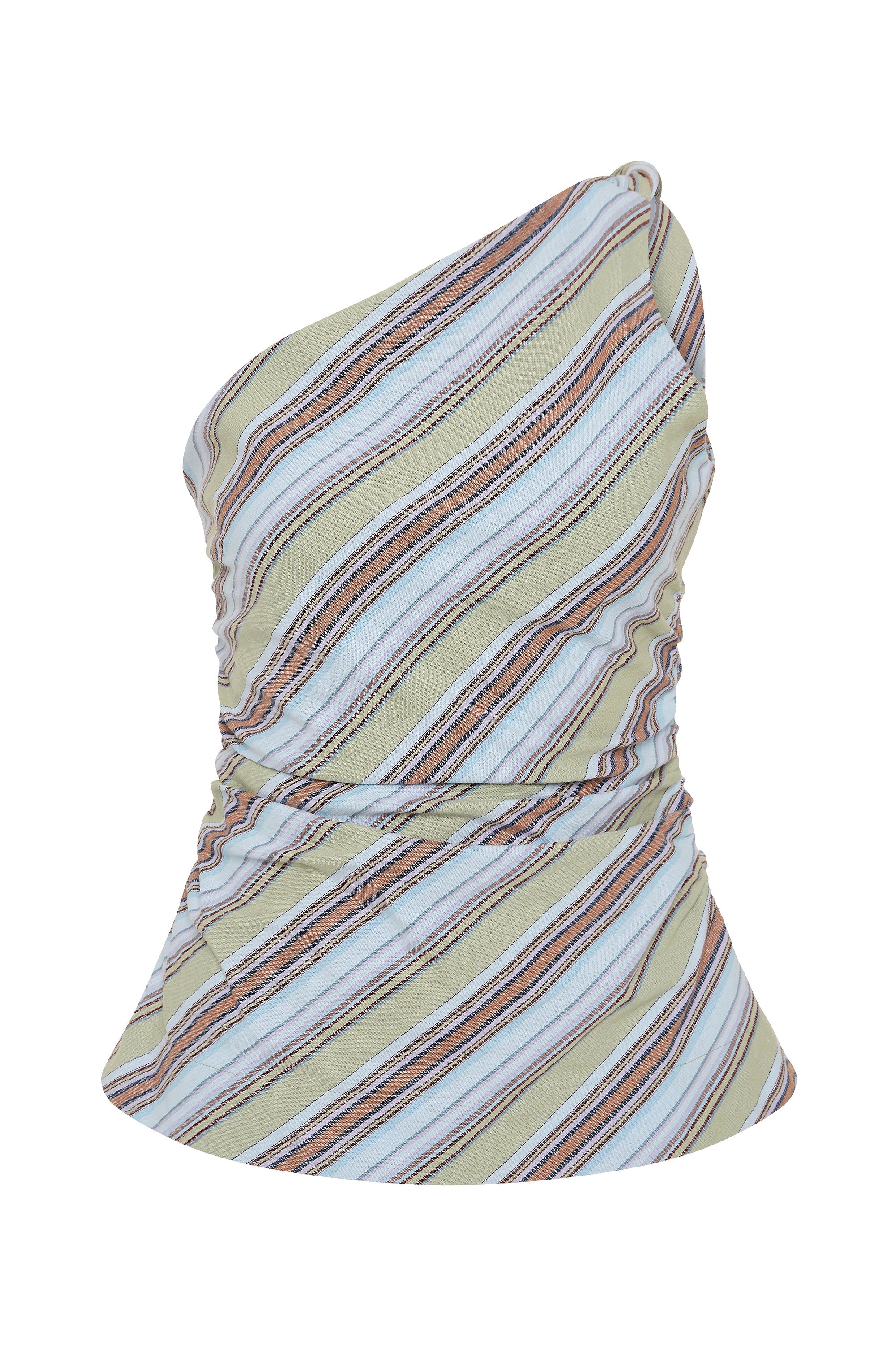 Faithfull - Aurora Top Agua Stripe Blue - Image 6