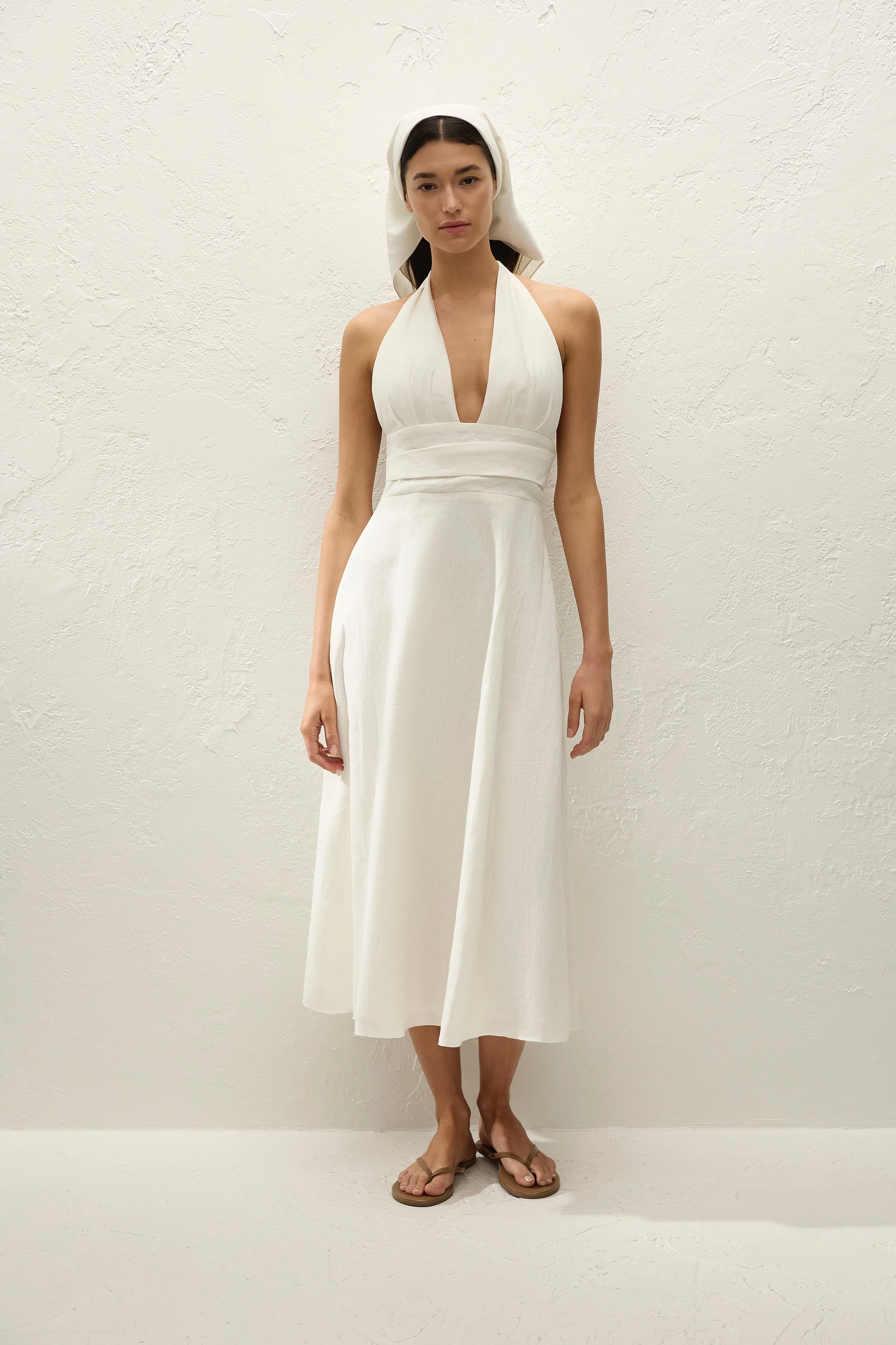 Faithfull - Bianca Midi Dress White - Image 4
