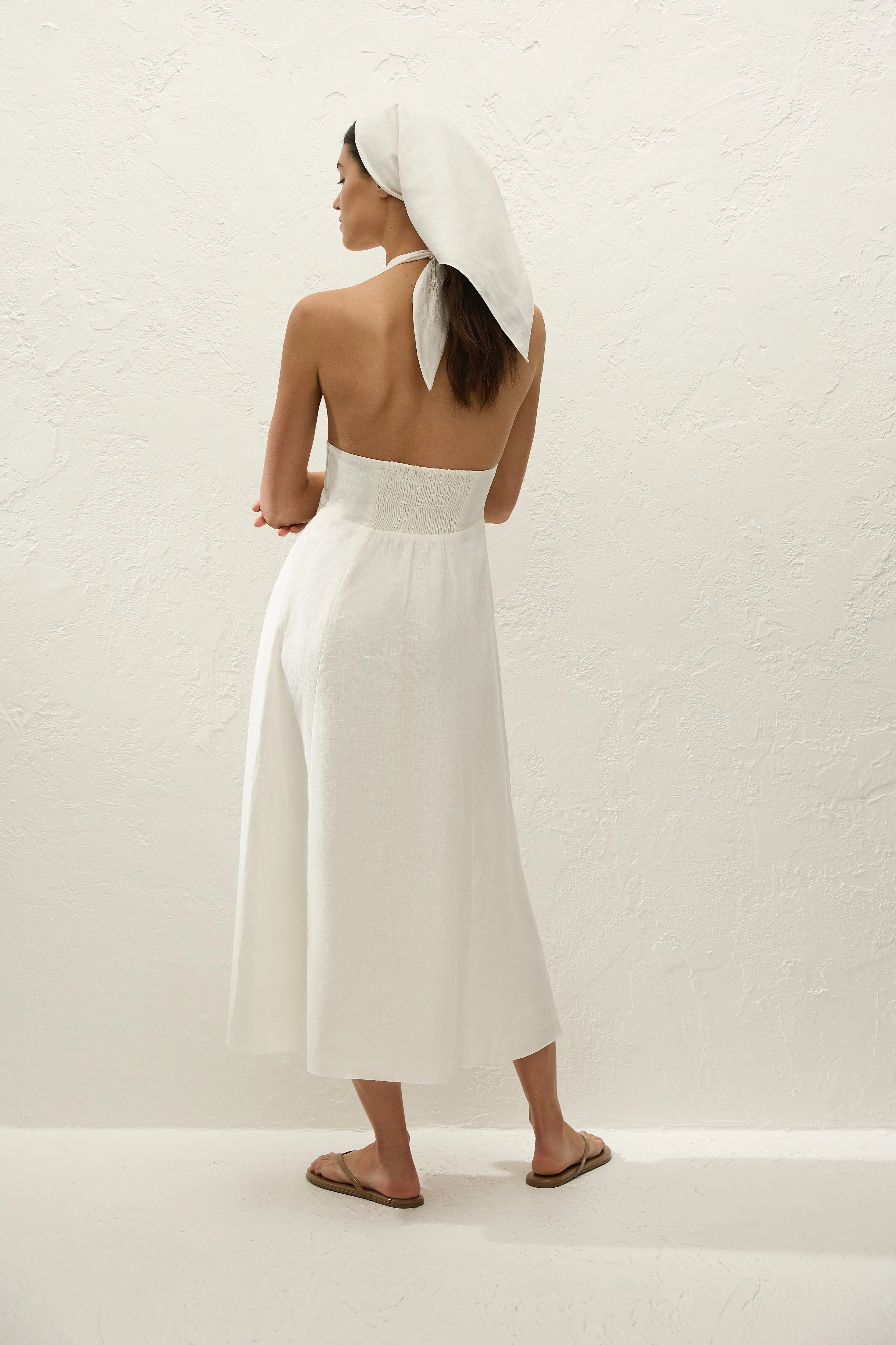 Faithfull - Bianca Midi Dress White - Image 5