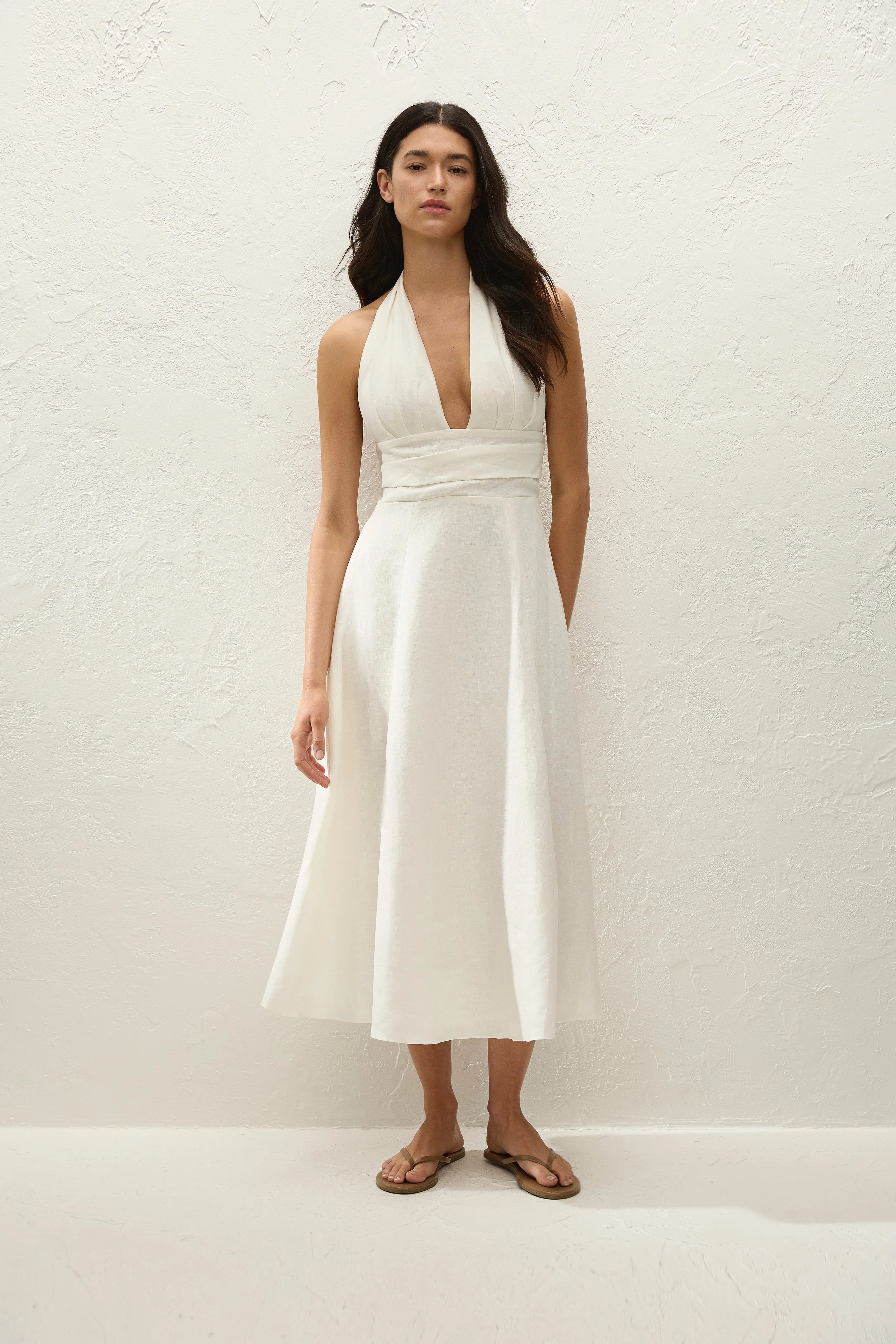 Faithfull - Bianca Midi Dress White - Image 6