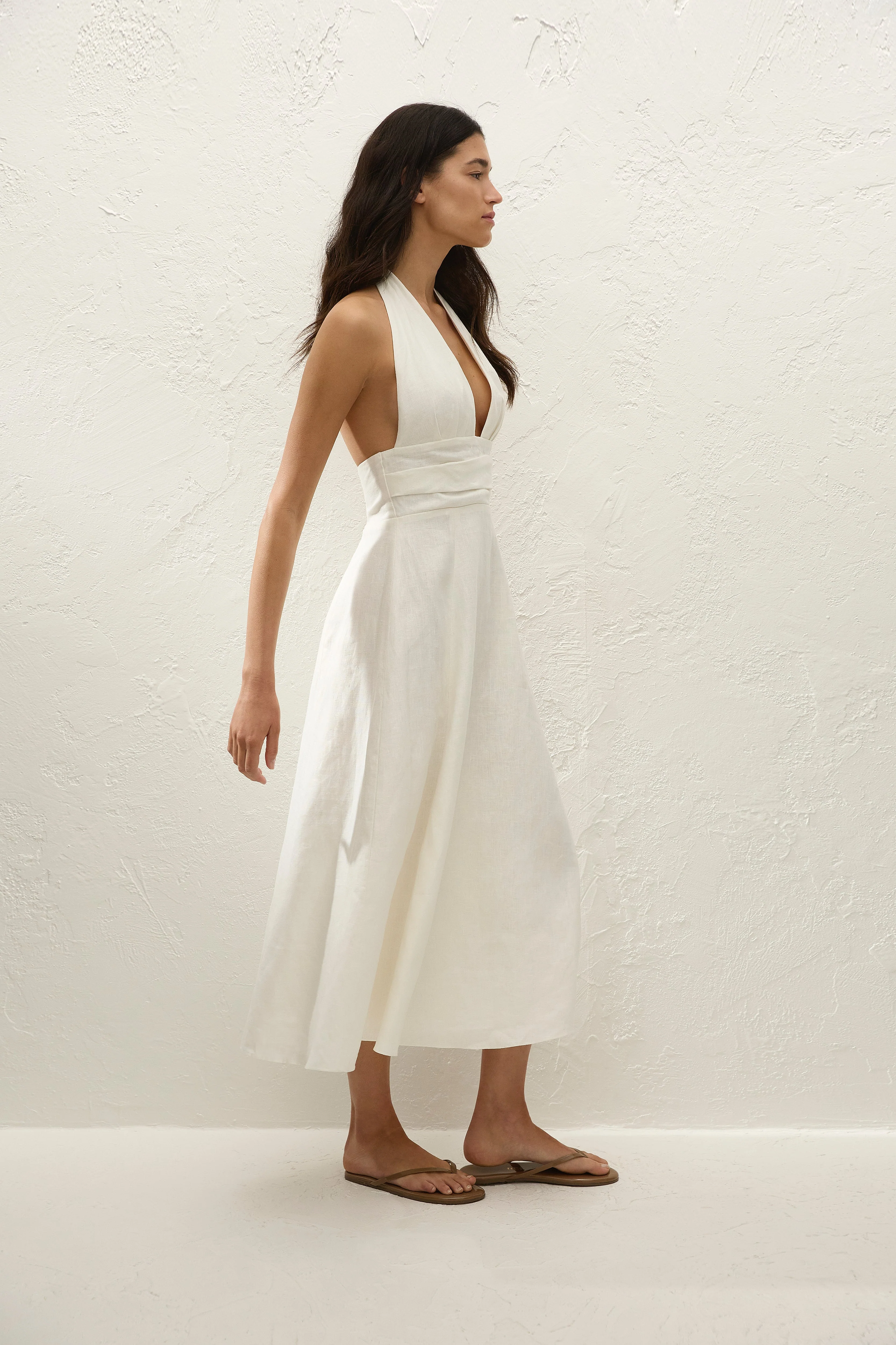 Faithfull - Bianca Midi Dress White - Image 8