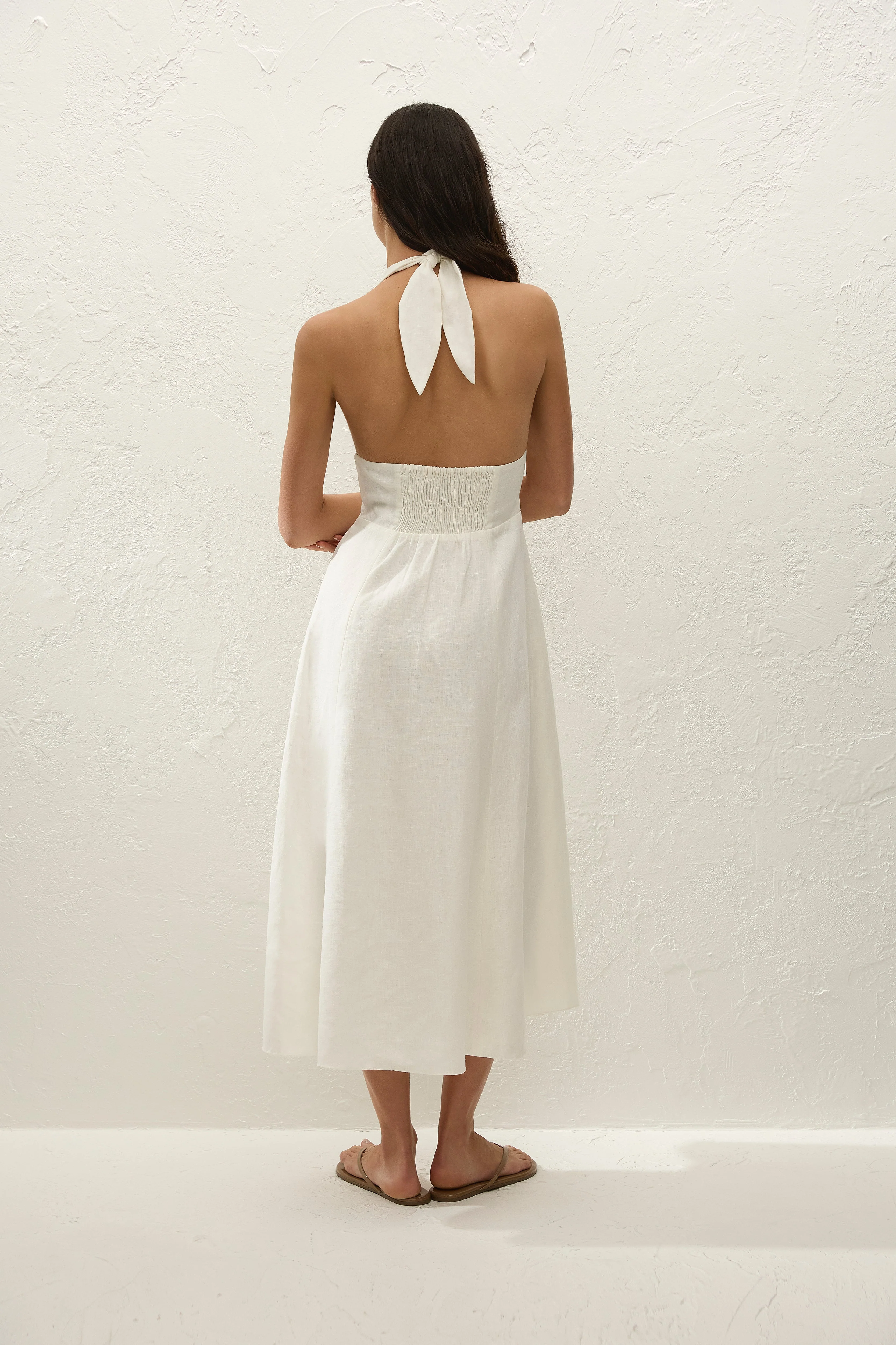 Faithfull - Bianca Midi Dress White - Image 9