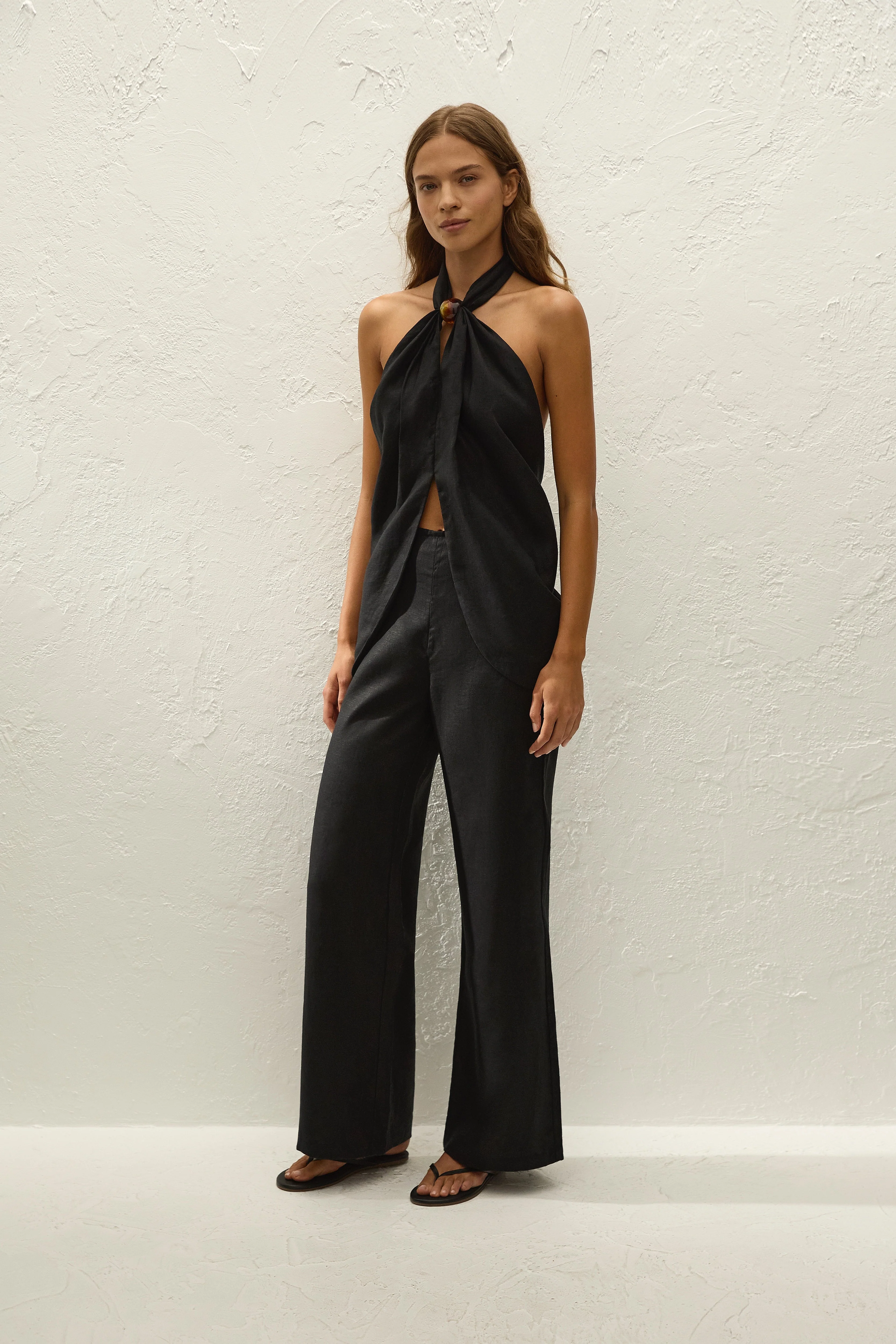 Faithfull - Biba Halter Top Black - Image 4