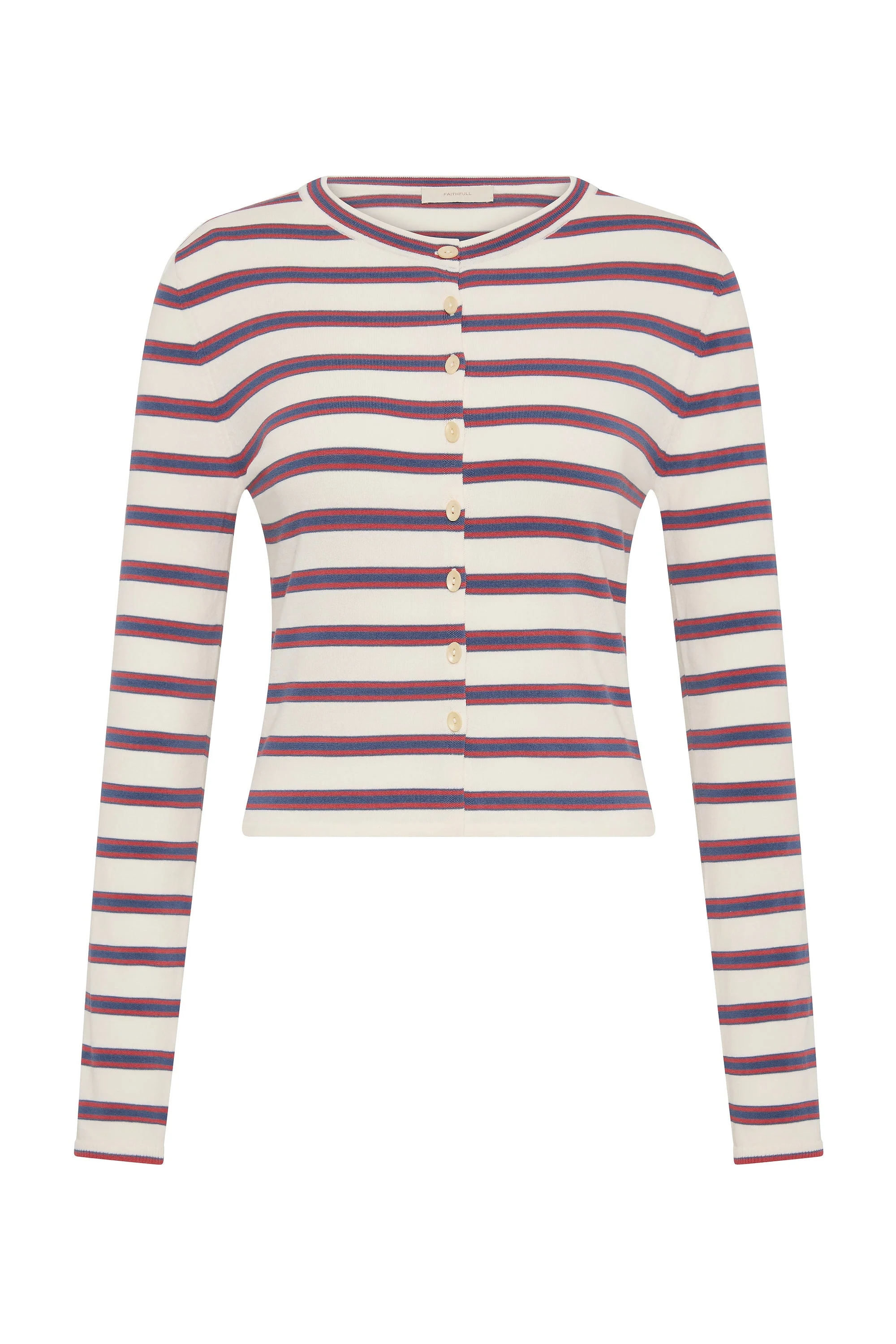 Faithfull - Cinta Cardigan Vintage Breton Stripe Micro - Image 6
