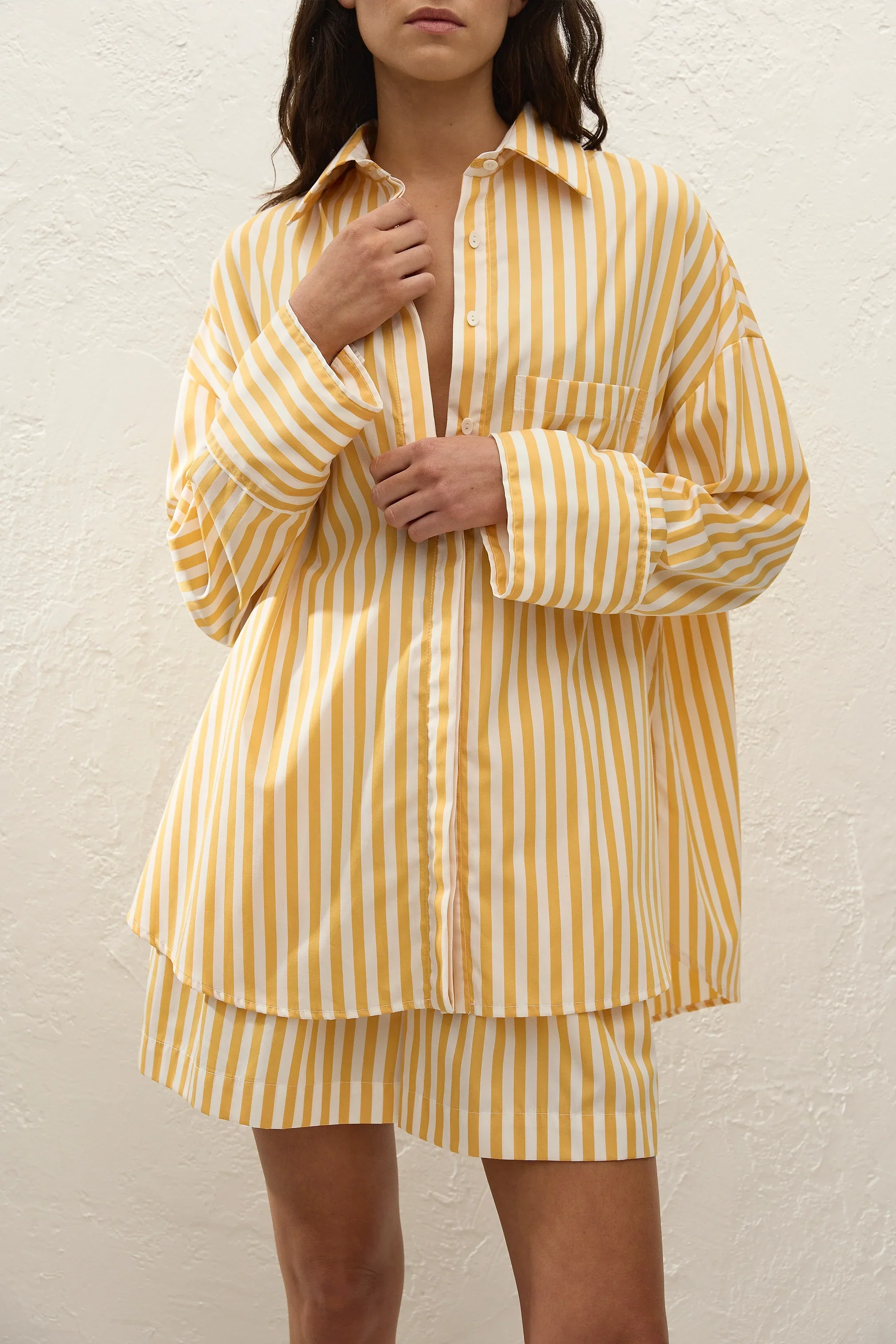 Faithfull - Clemente Shirt Orozco Stripe Mustard