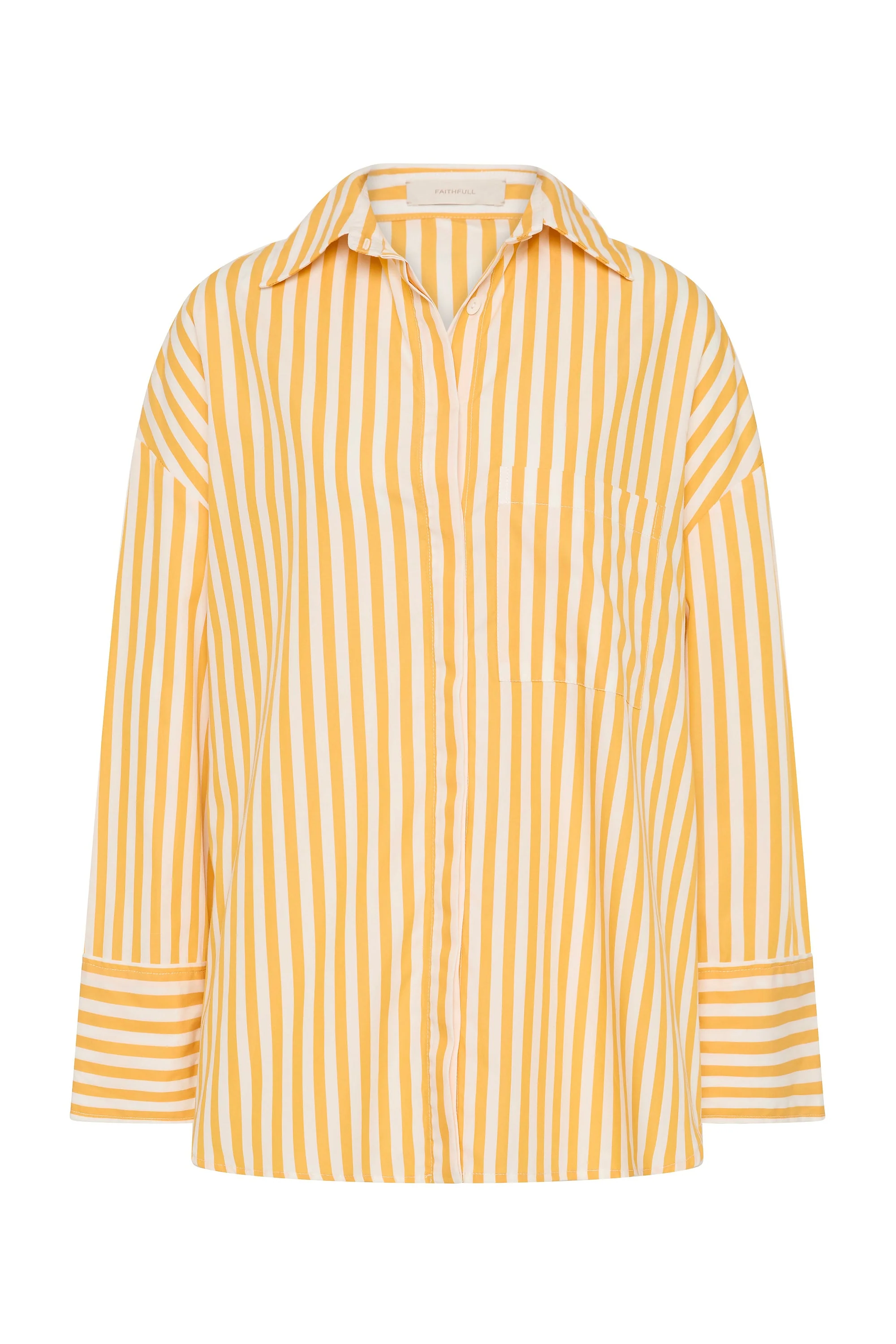Faithfull - Clemente Shirt Orozco Stripe Mustard - Image 11