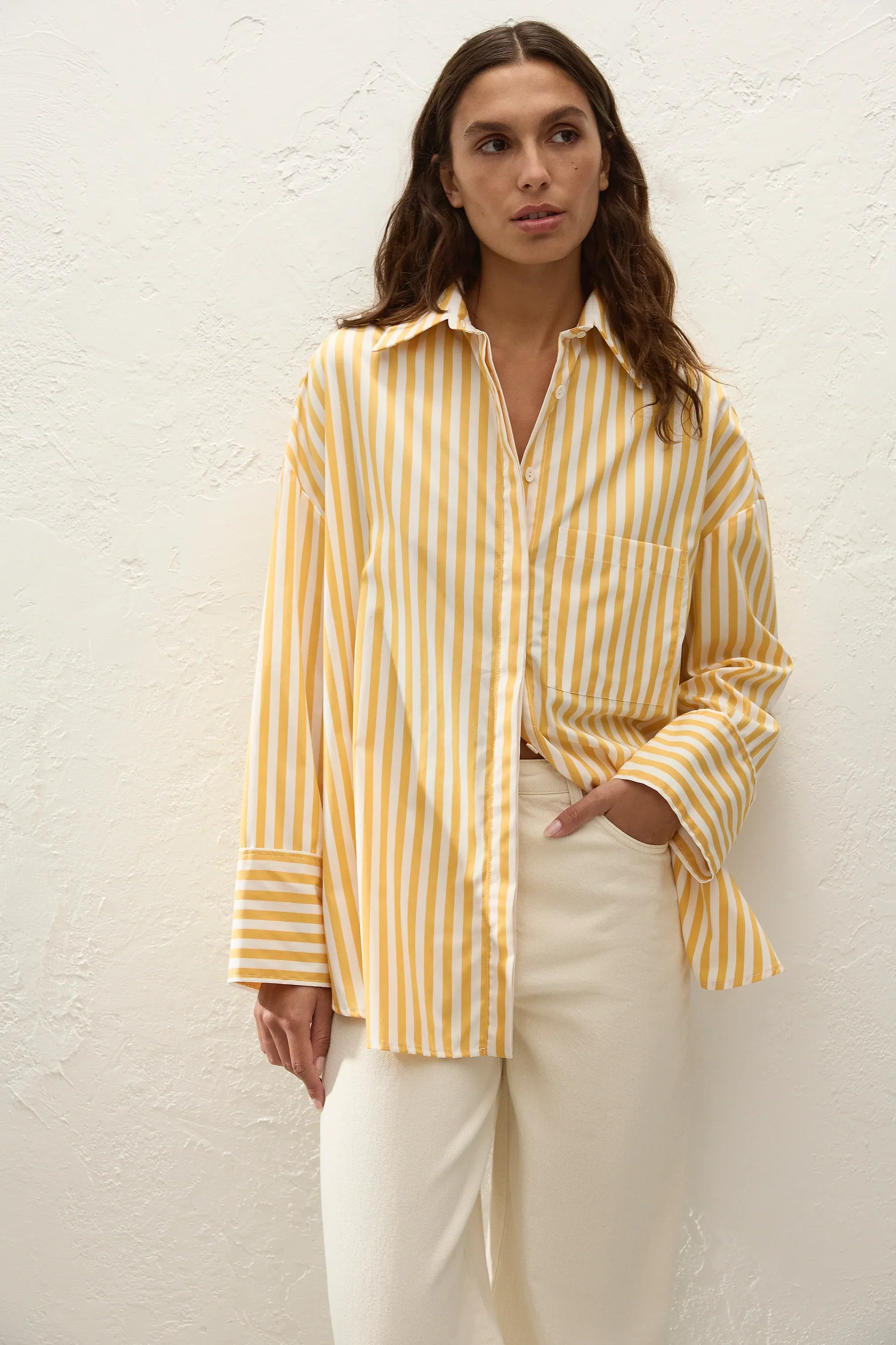 Faithfull - Clemente Shirt Orozco Stripe Mustard - Image 7