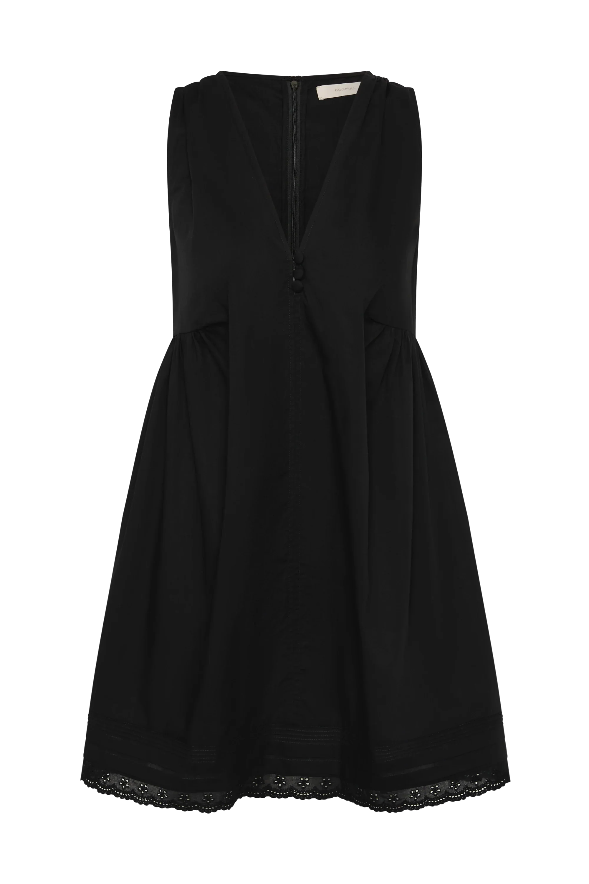 Faithfull - Dion Mini Dress Fiore Lace Black - Image 6