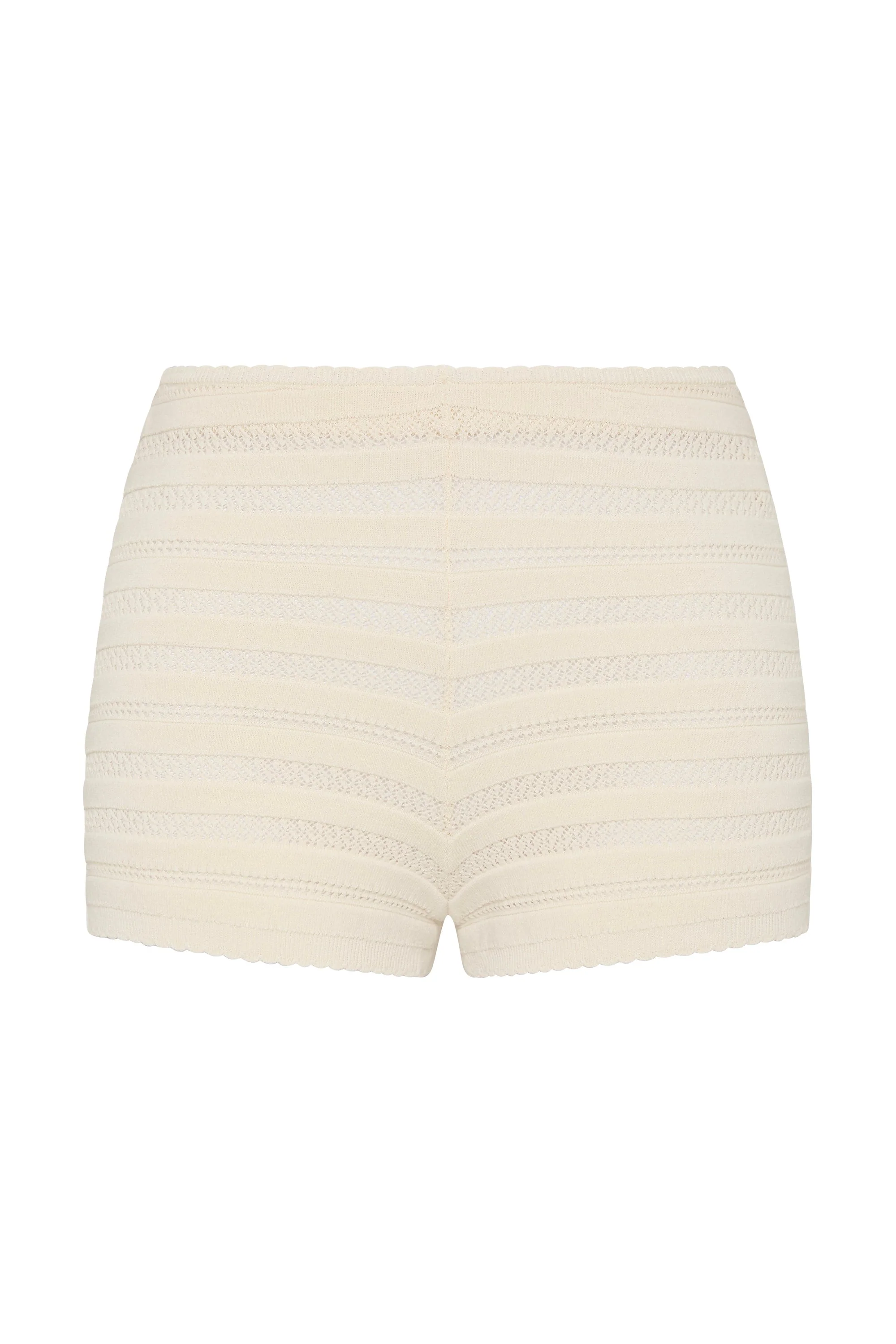 Faithfull - Duma Mini Shorts Ida Pointelle Vintage White - Image 6