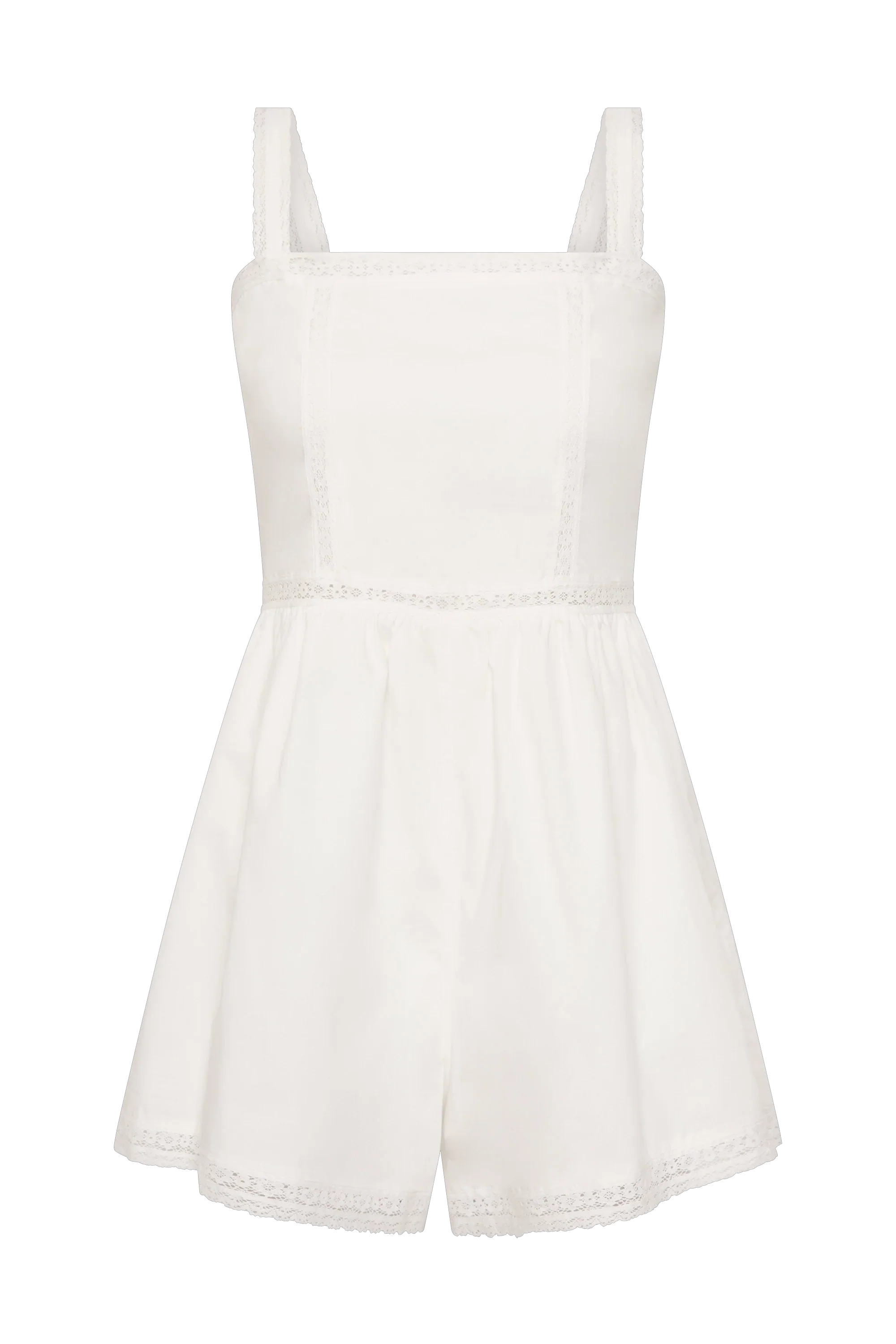 Faithfull - Emilia Playsuit Fresco Lace White - Image 7