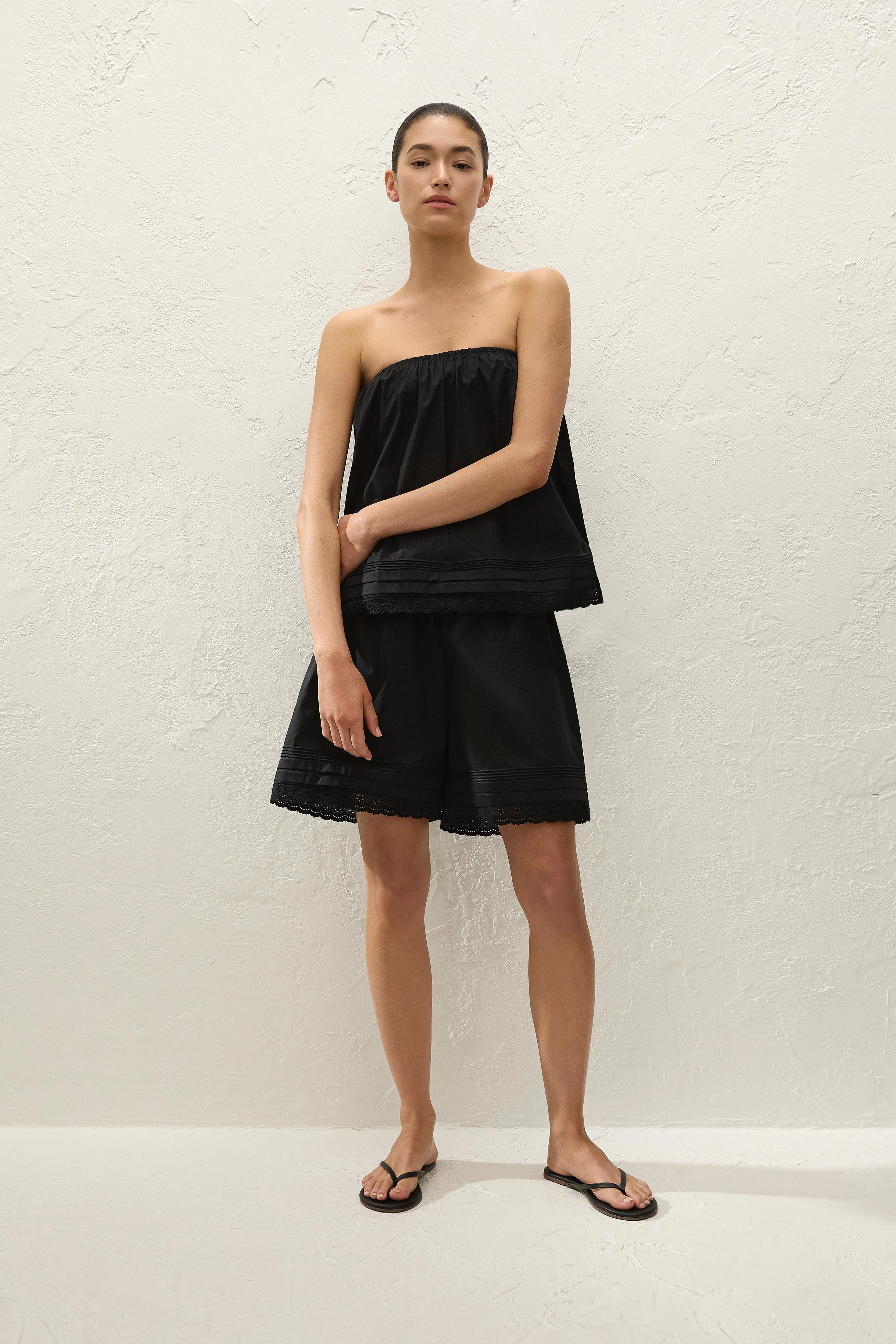 Faithfull - Filomena Top Fiore Lace Black