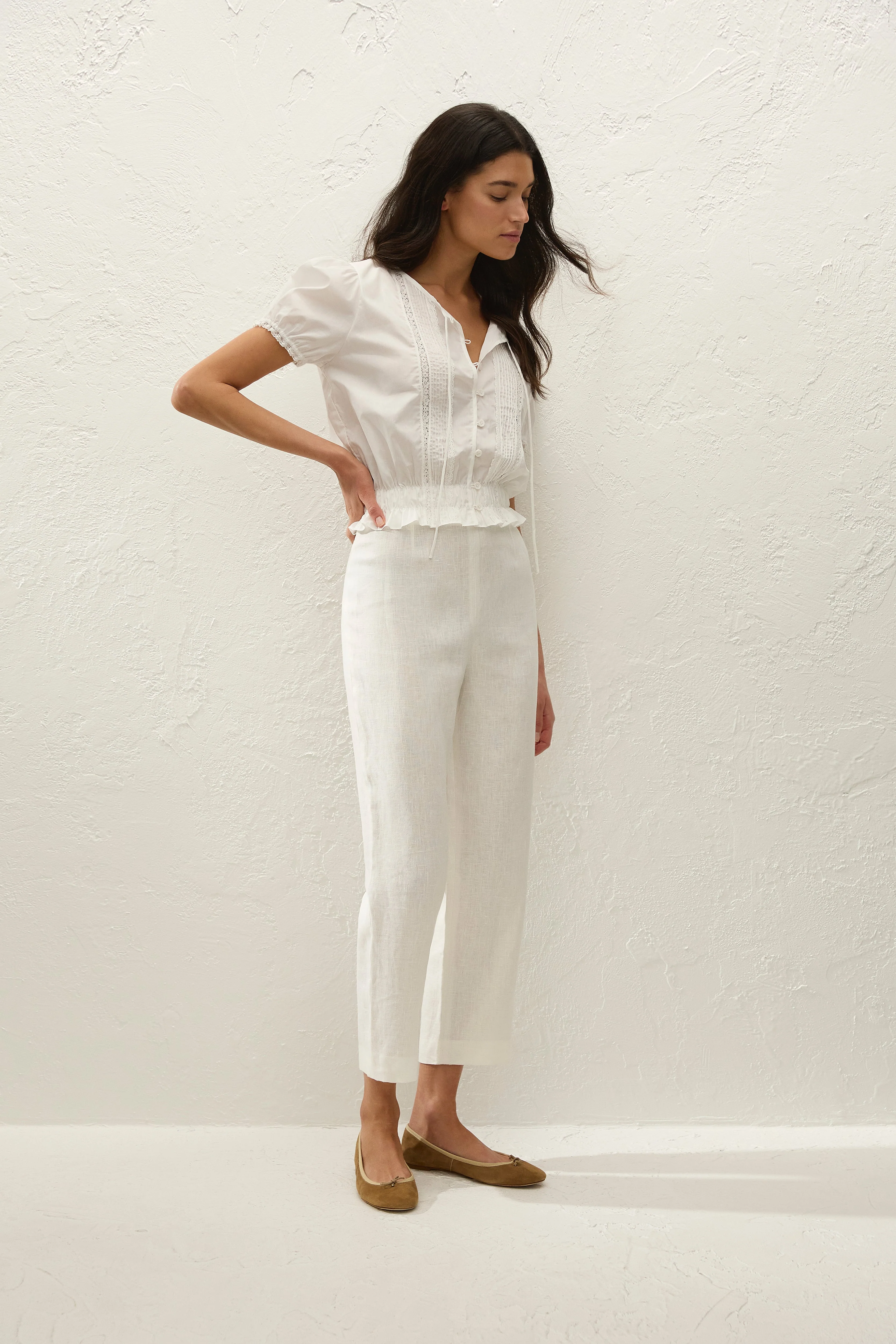 Faithfull - Fiora Blouse Fresco Lace White - Image 3