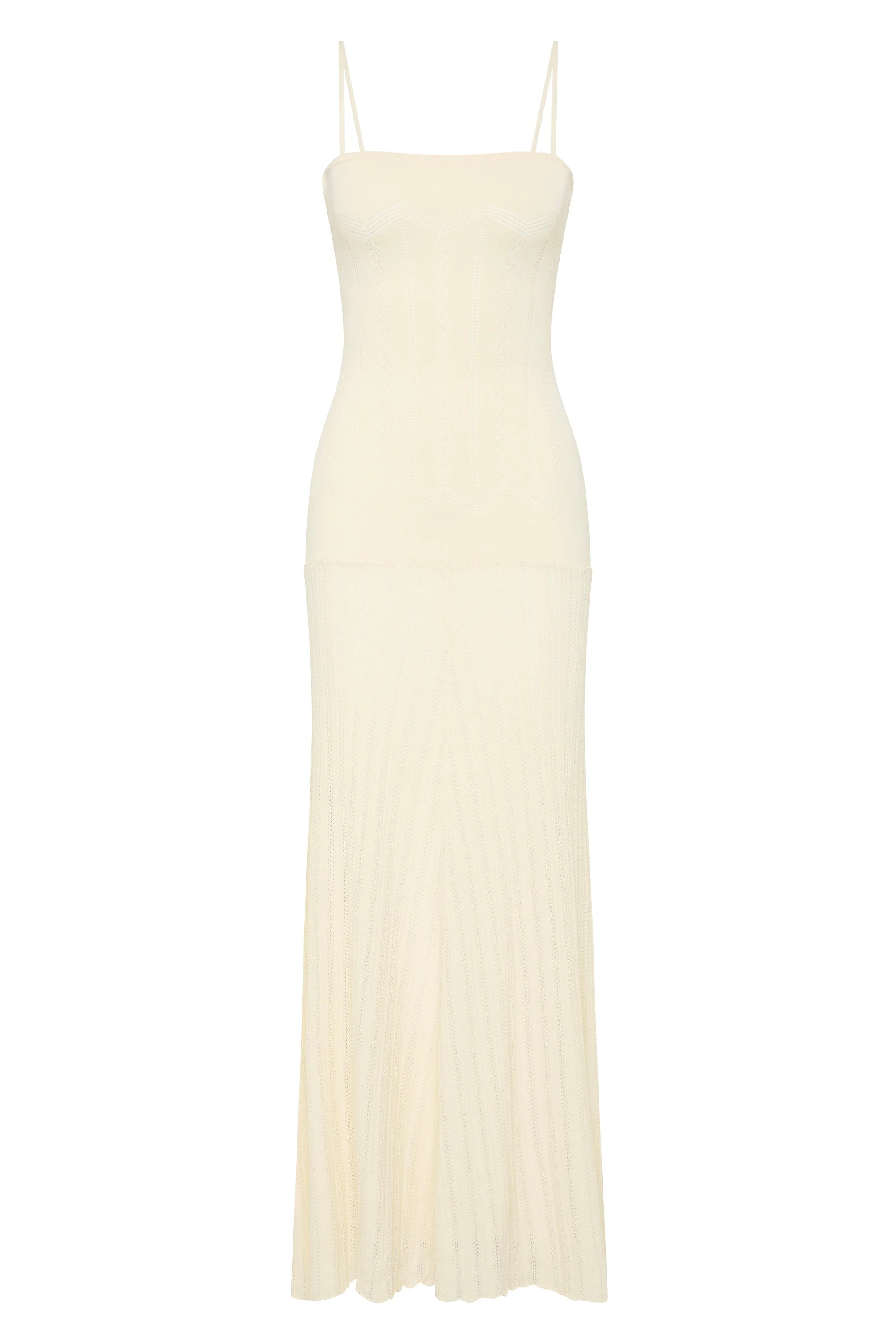 Faithfull - Irene Maxi Dress Maja Pointelle Vintage White - Image 6