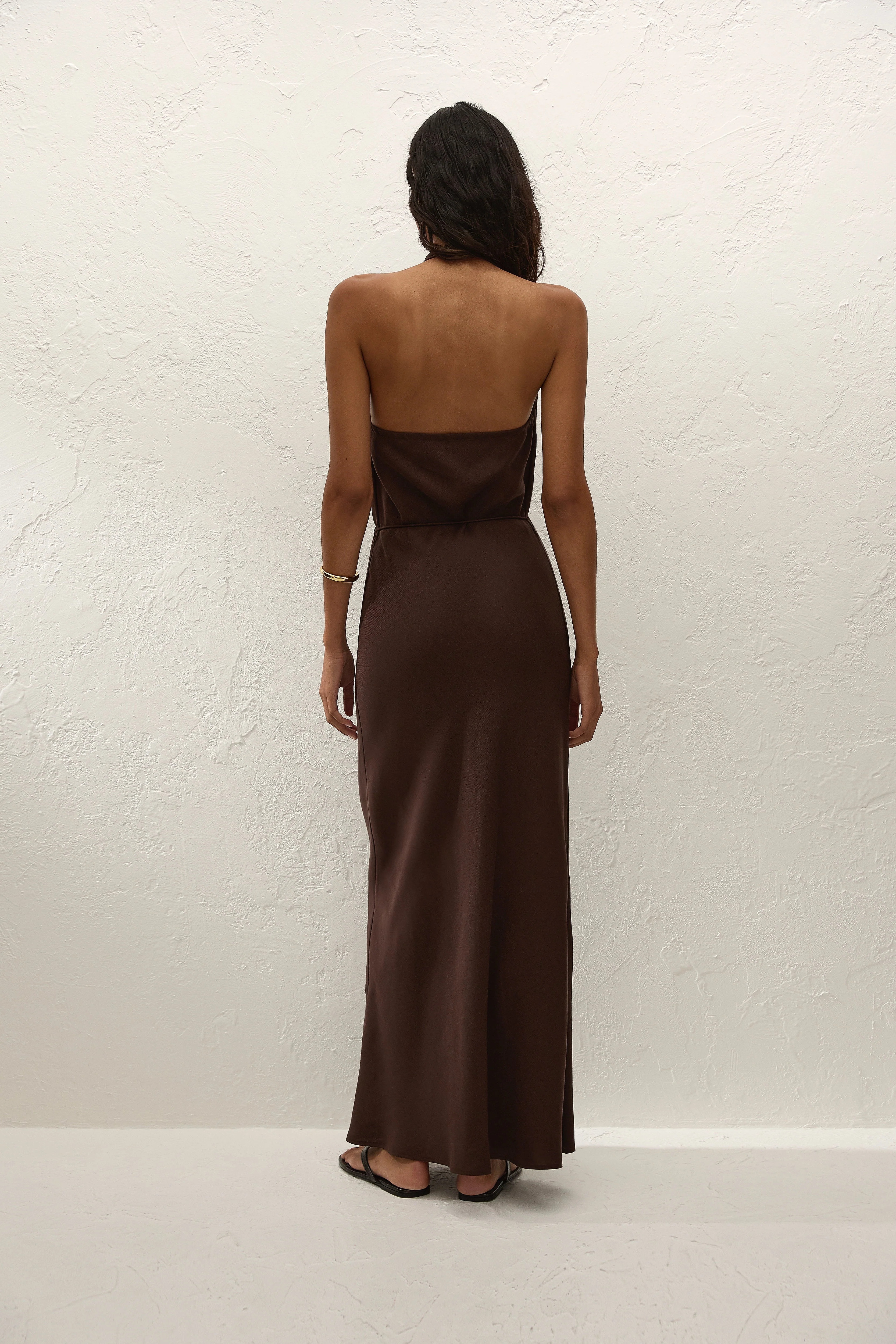 Faithfull - Izaro Maxi Dress Chocolate - Image 4