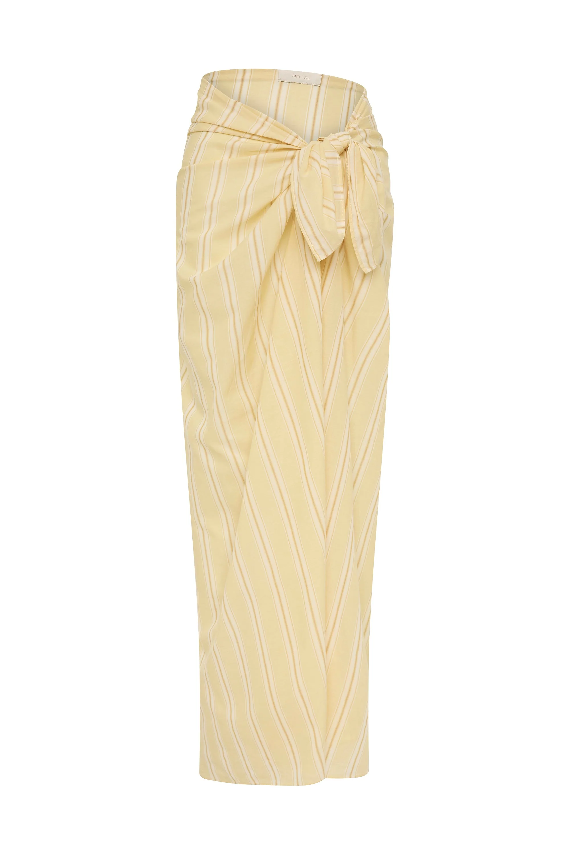 Faithfull - Lomas Pareo Ombre Stripe Faded Mustard - Image 10