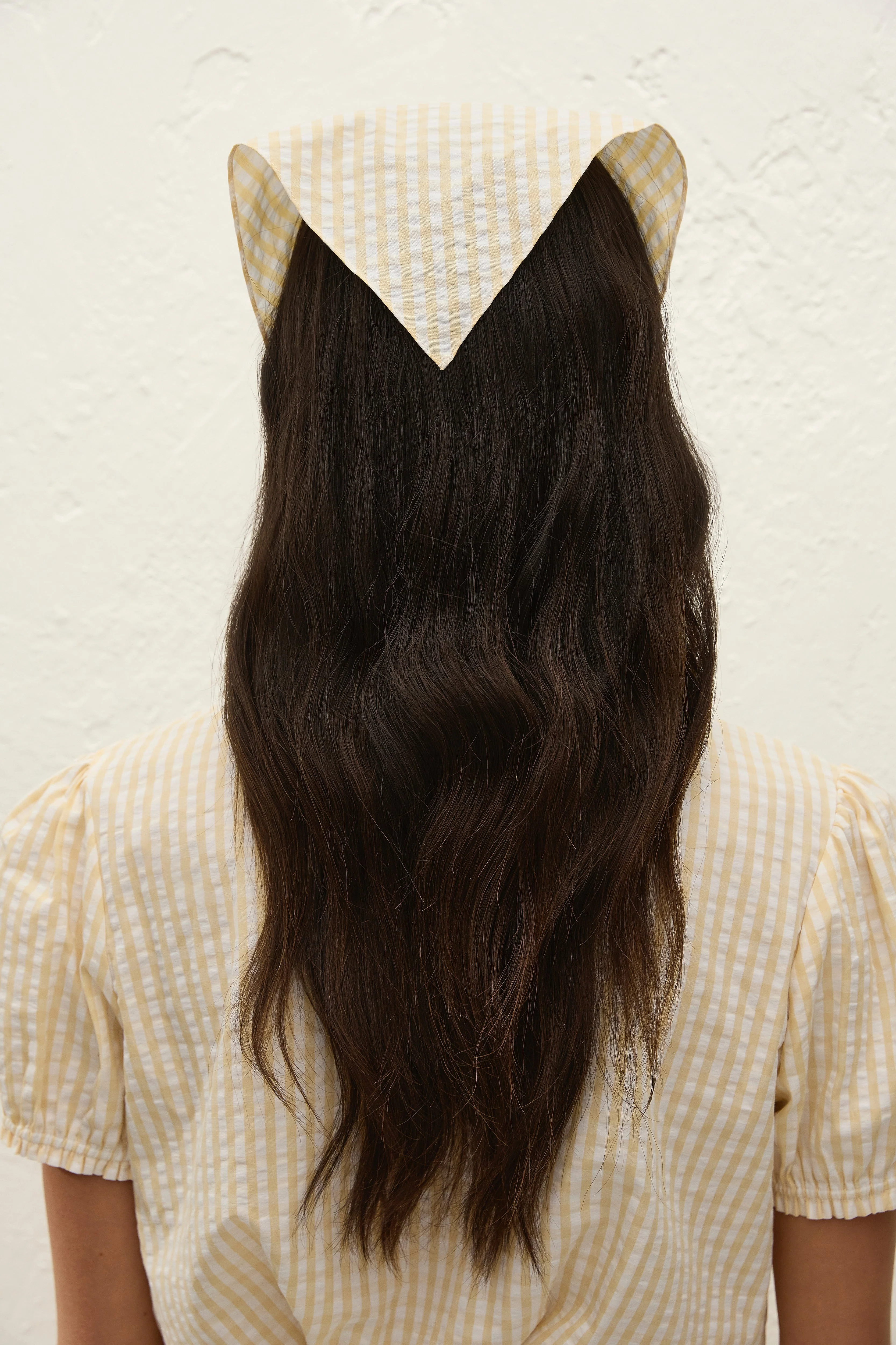 Faithfull - Lucia Head Scarf Butter Textured Gingham - Image 3