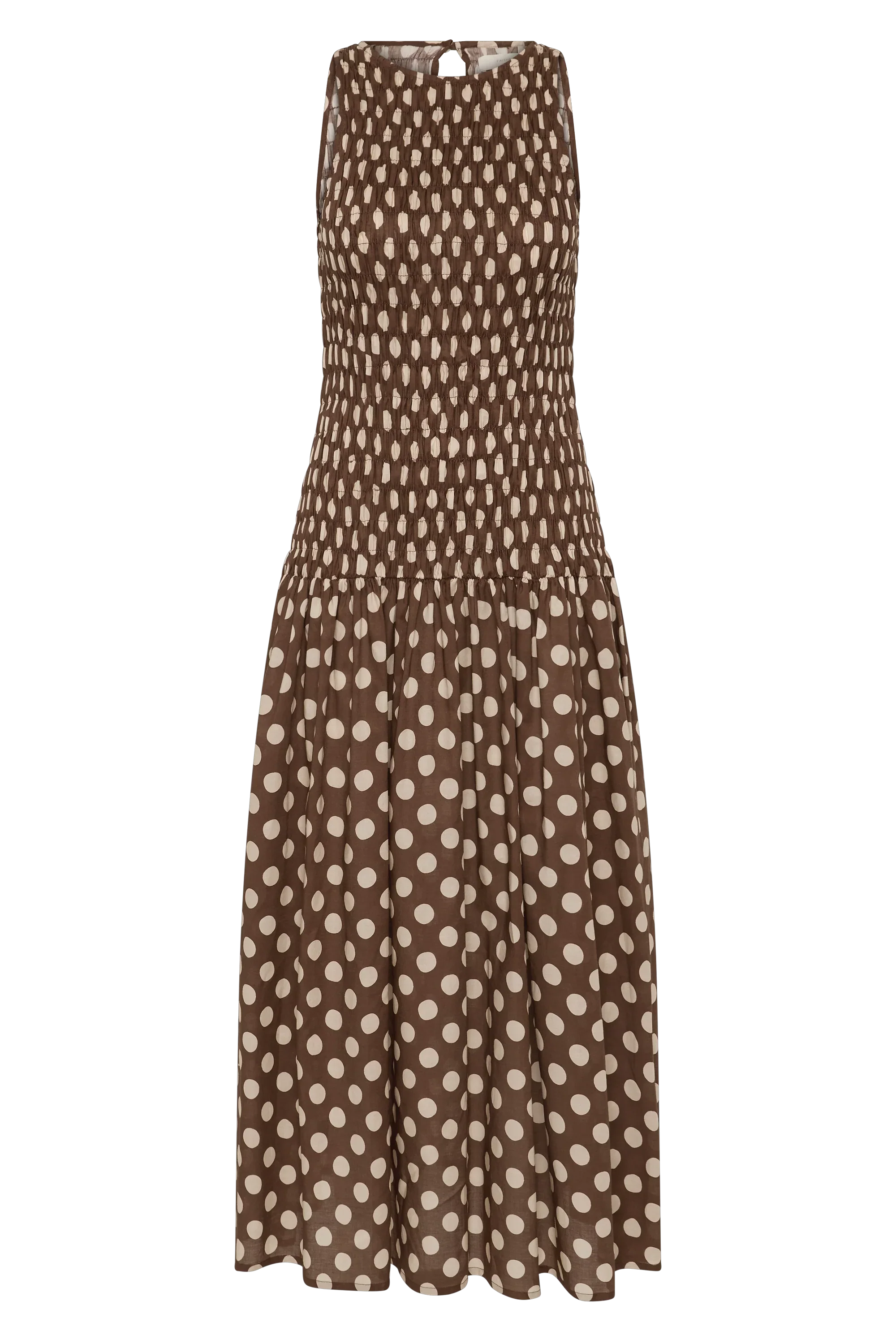 Faithfull - Luisa Midi Dress Cioccolato Dot - Image 6