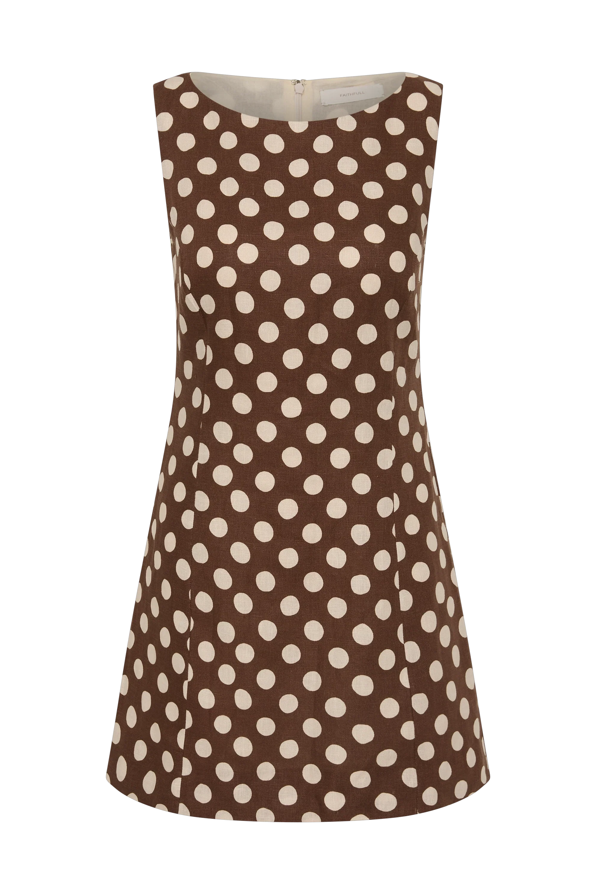 Faithfull - Lydie Mini Dress Cioccolato Dot - Image 6