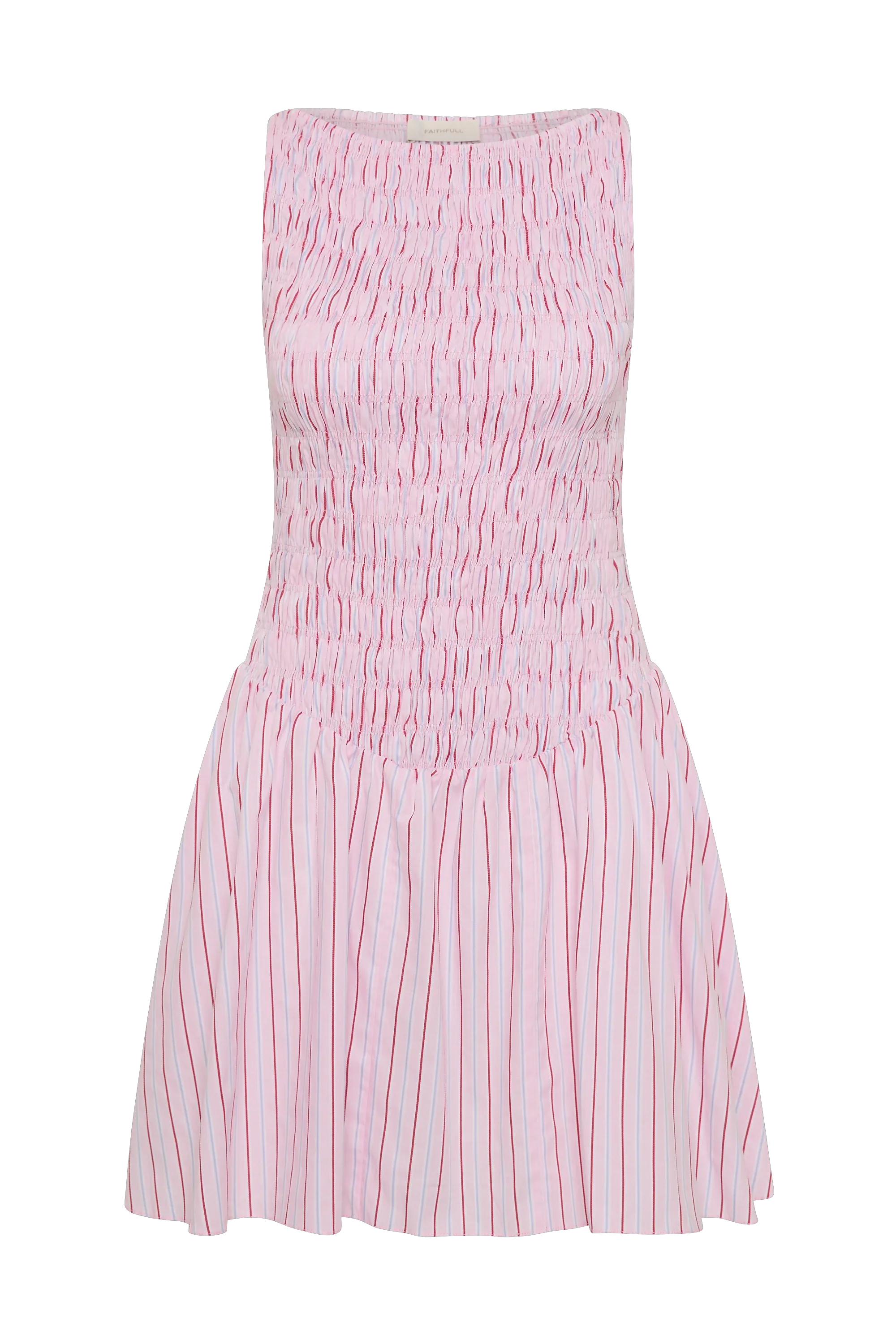Faithfull - Martina Mini Dress Fiori Stripe Palazzo - Image 7