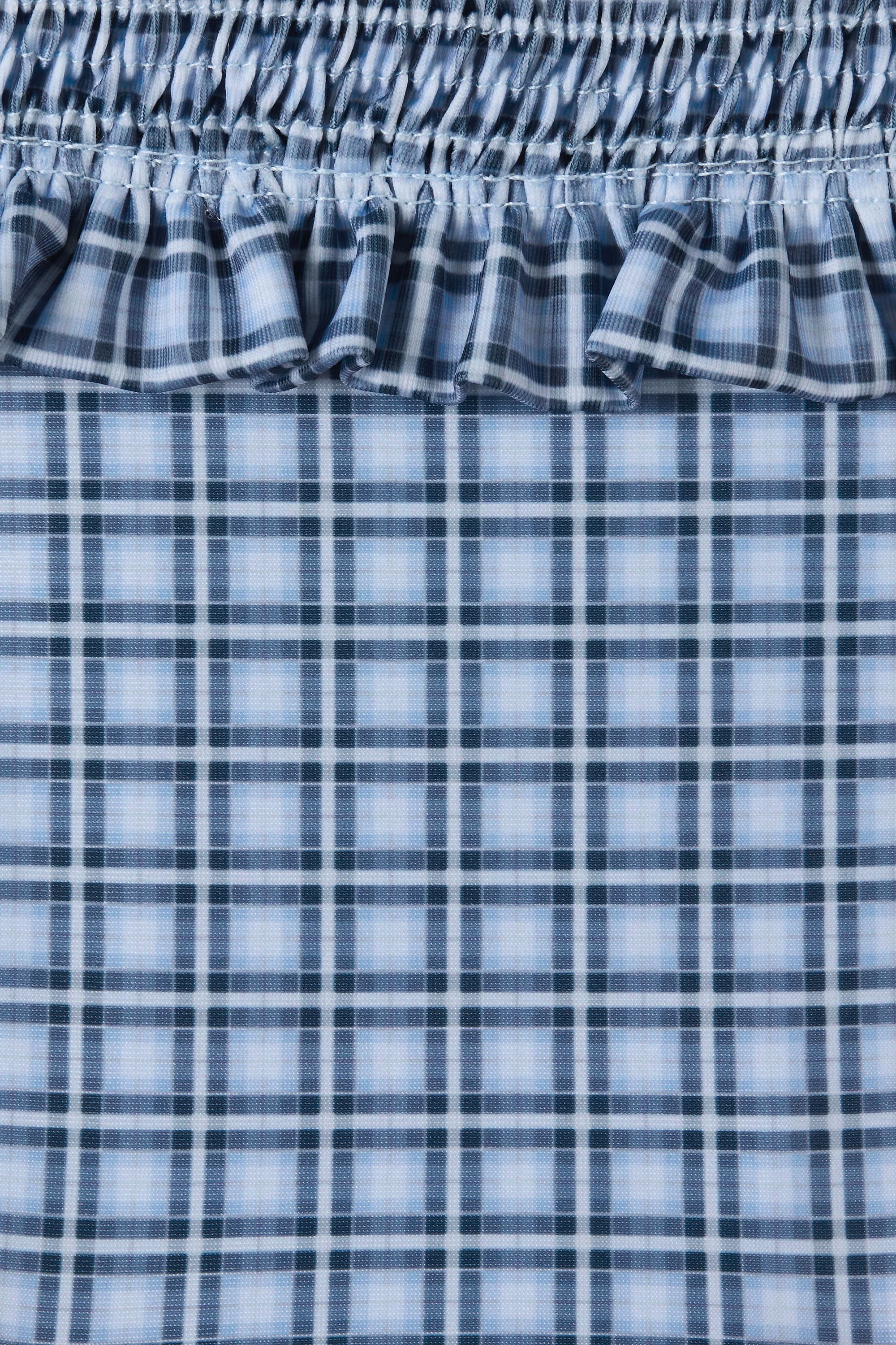 Faithfull - Moana Bikini Top Vintage Blue Check - Image 5