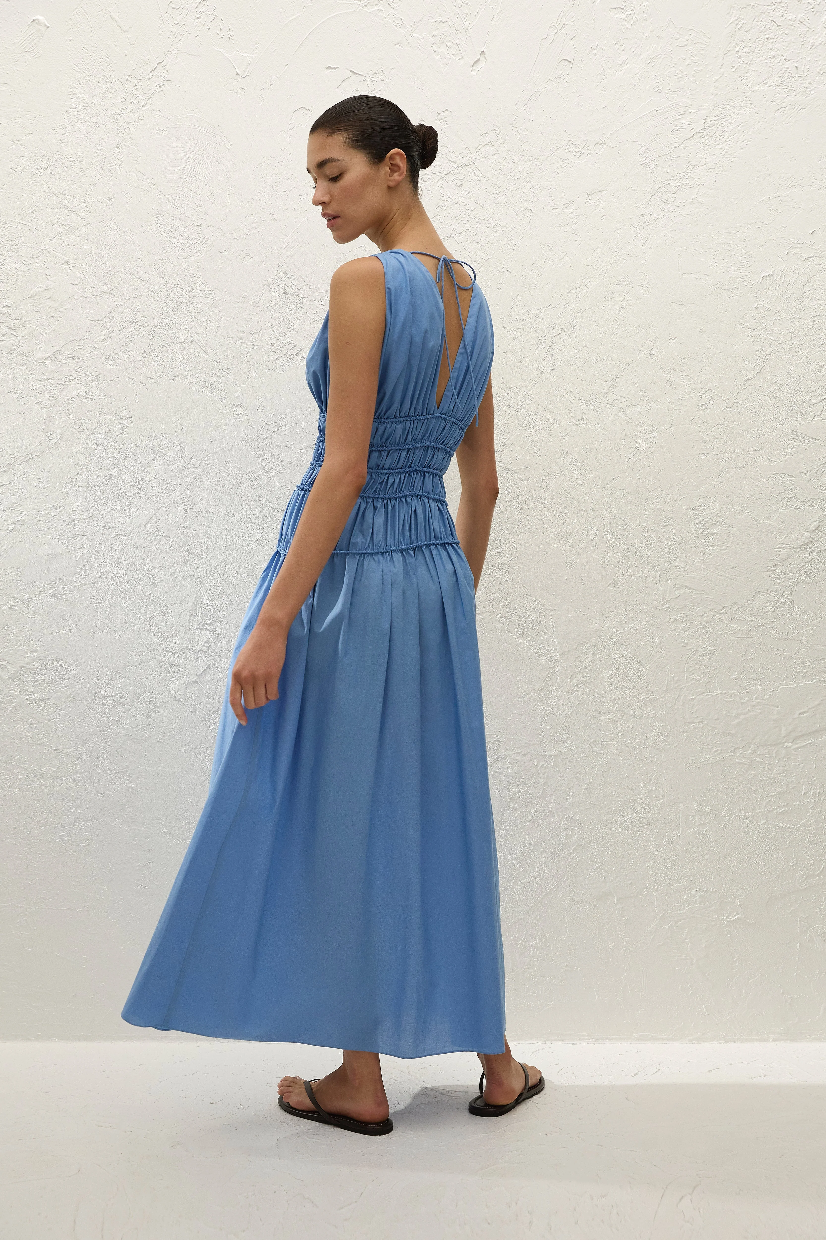 Faithfull - Saja Maxi Dress Venice Blue - Image 5