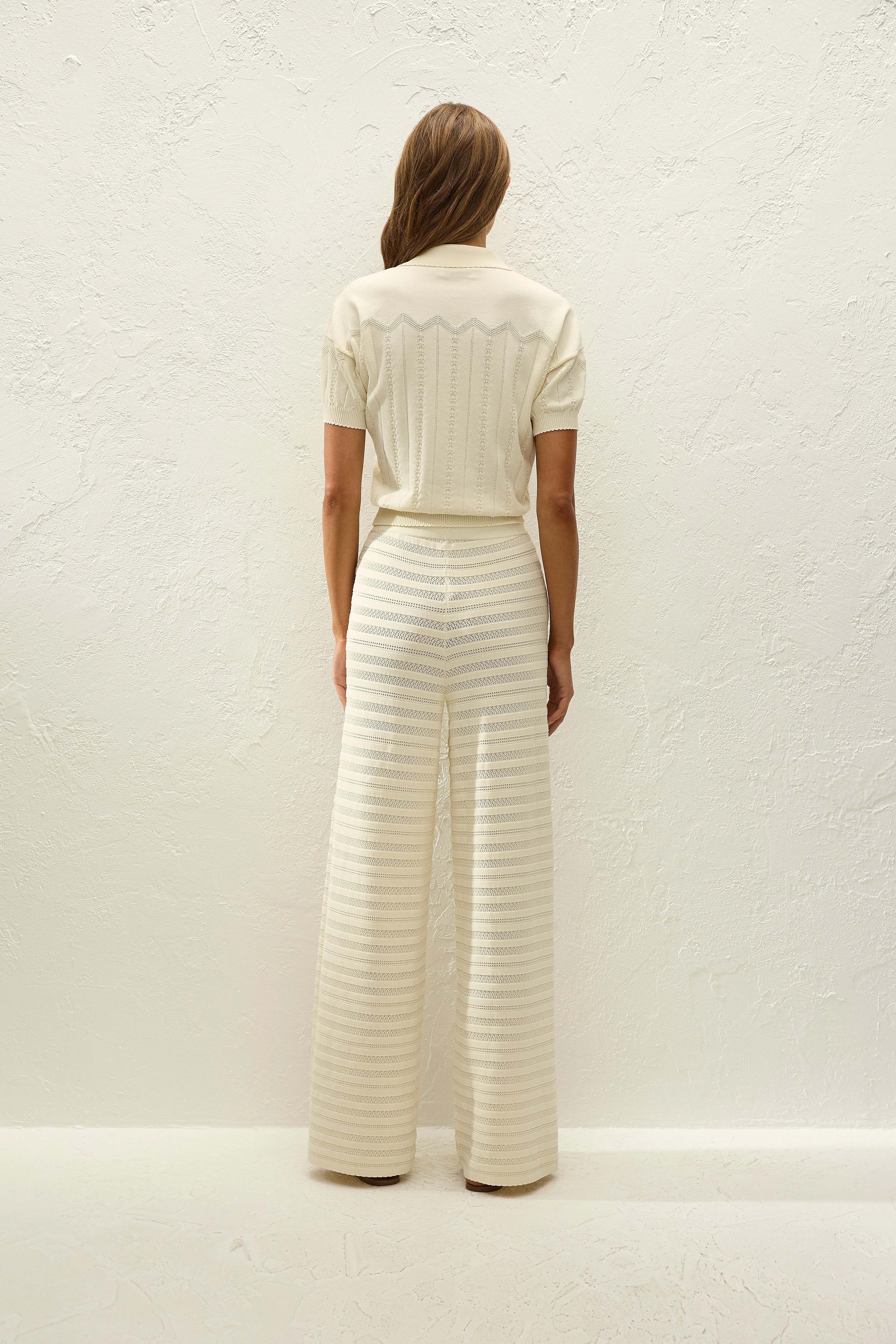 Faithfull - Tanya Pant Ida Pointelle Vintage White - Image 8