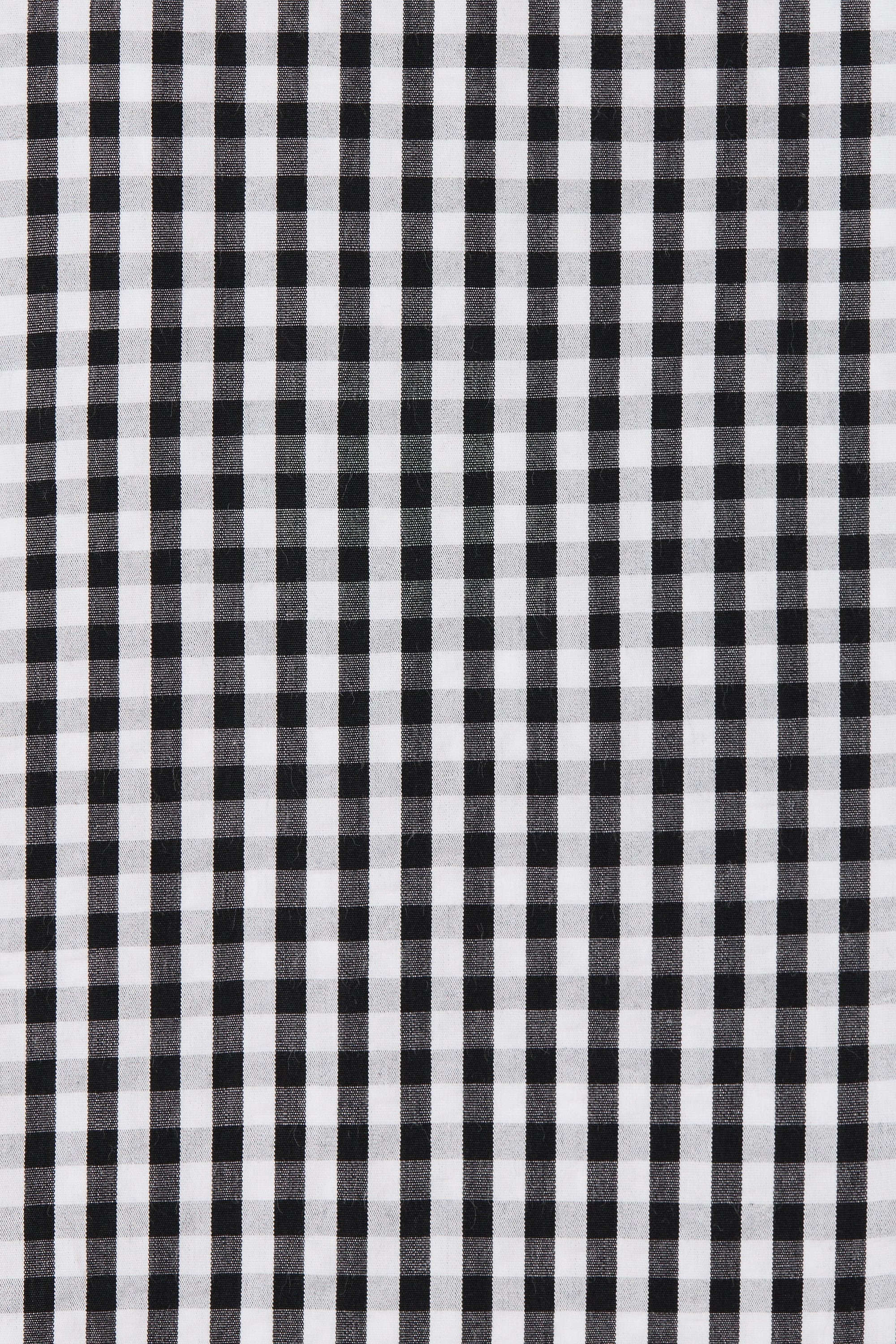 Faithfull - Vento Midi Dress Black Textured Gingham - Image 8