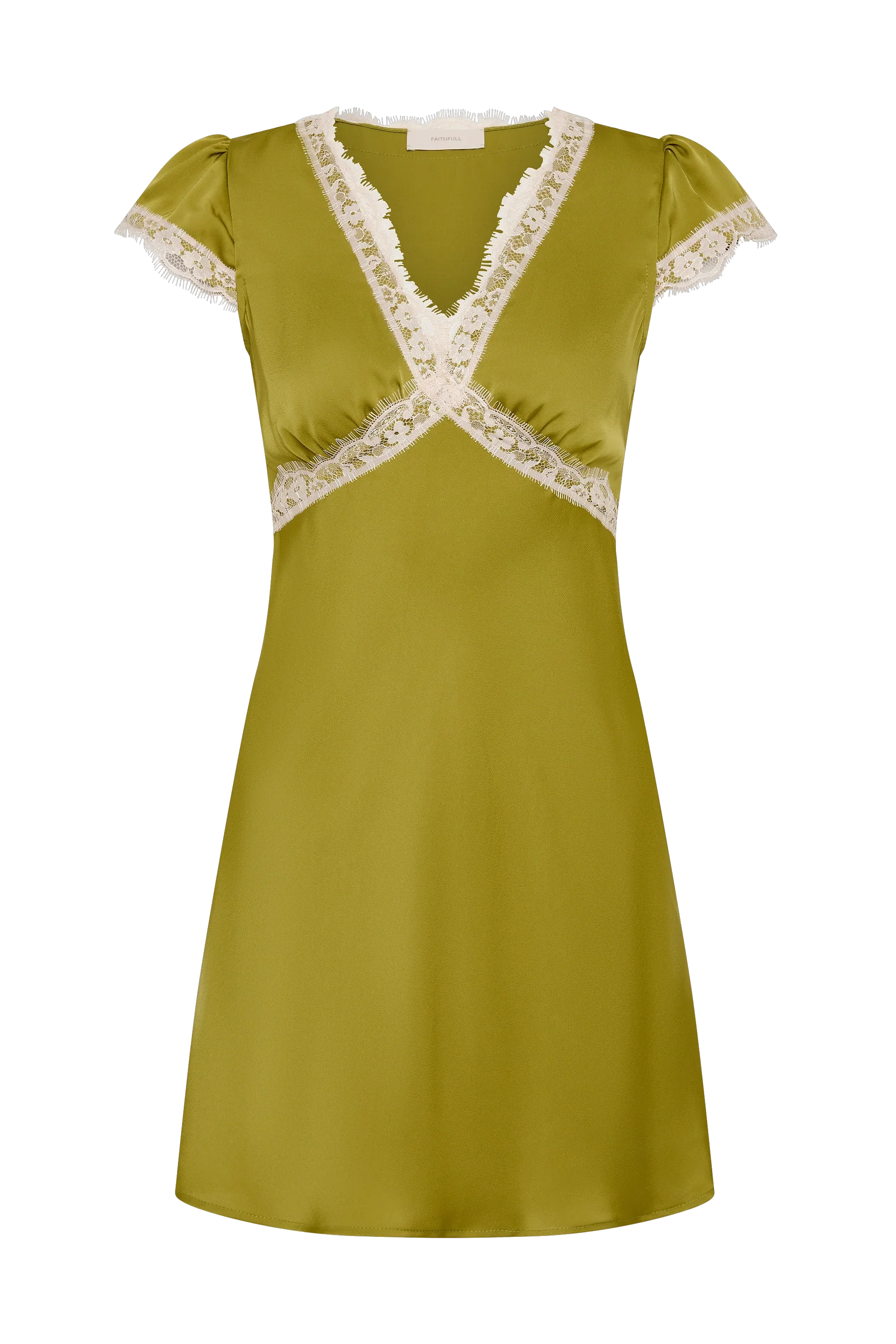 Faithfull - Verena Mini Dress Green - Image 6