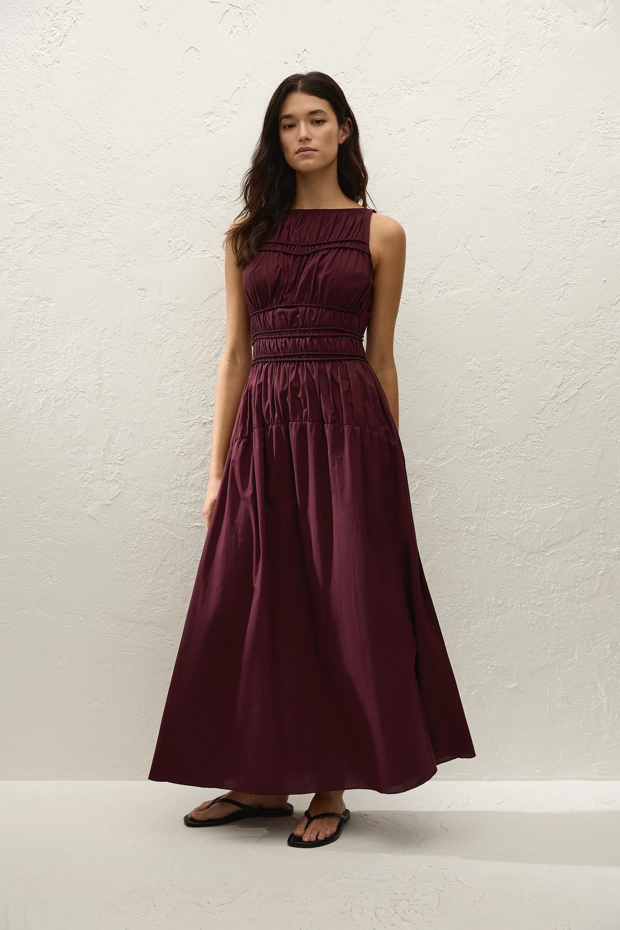 Faithfull - Yael Midi Dress Mulberry - Image 3