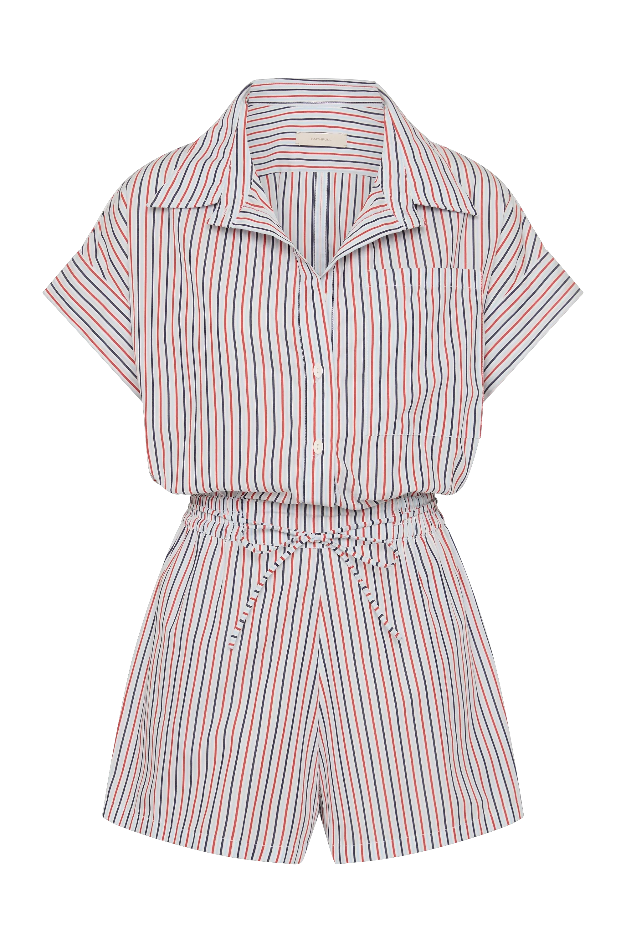 Faithfull - Zion Playsuit Venezia Stripe - Image 6