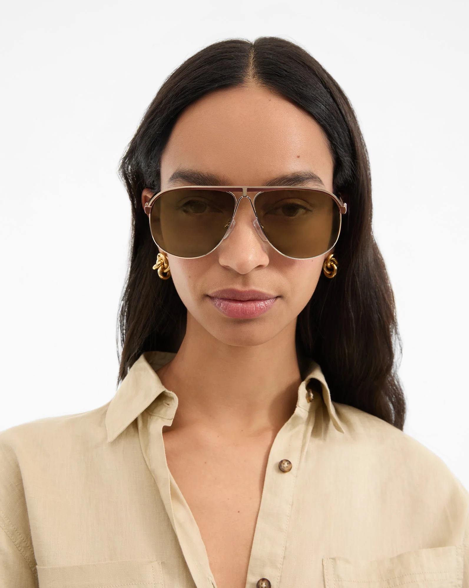 Veronica Beard - Farrah Aviator Sunglasses - Image 5