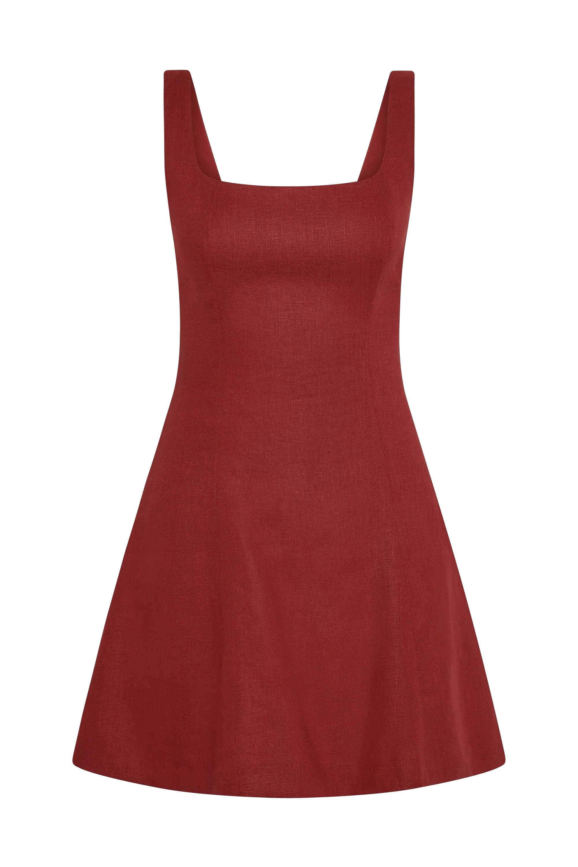 Faithfull - Felice Mini Dress Deep Red - Final Sale - Image 6